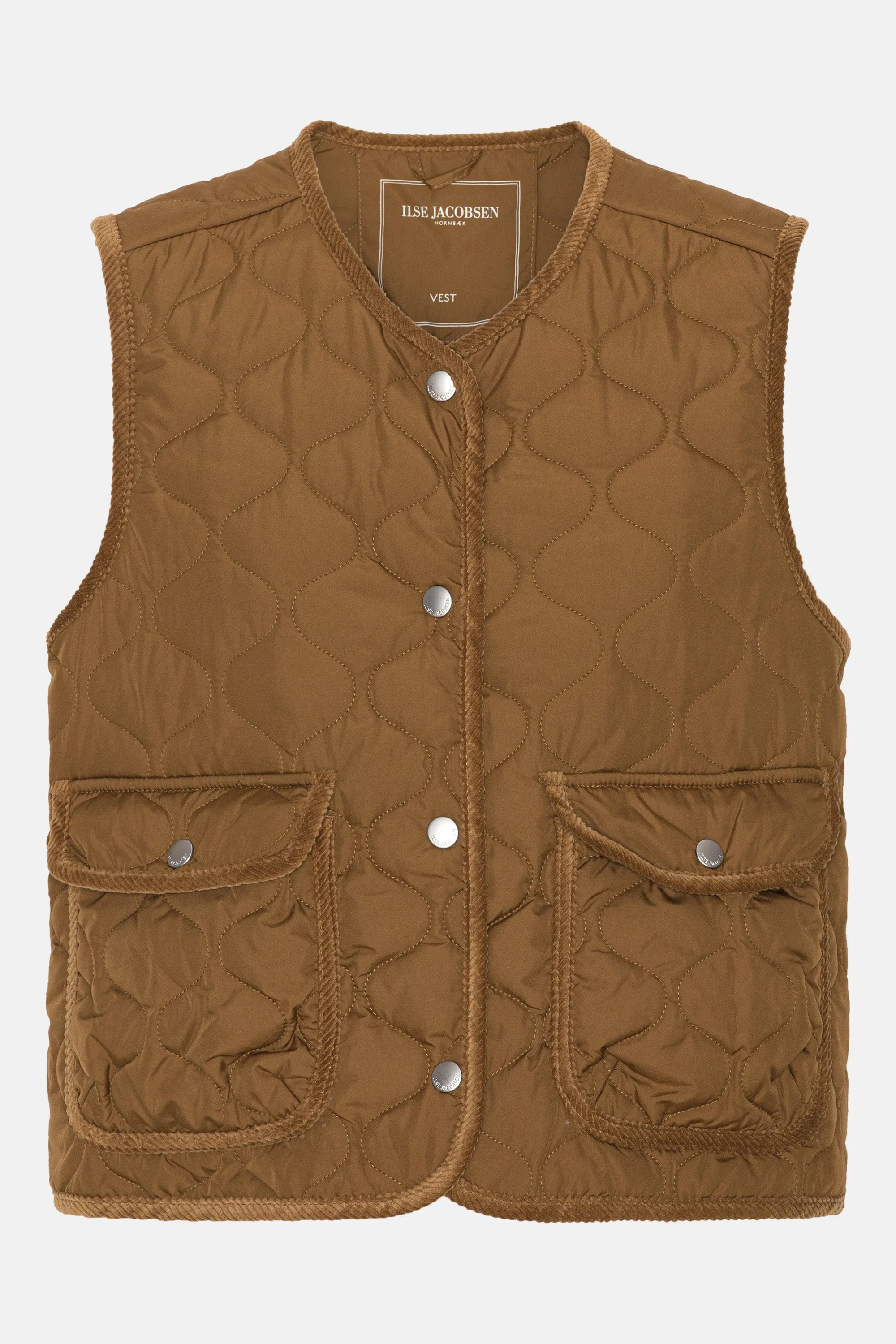 Quilt Vest - Walnut