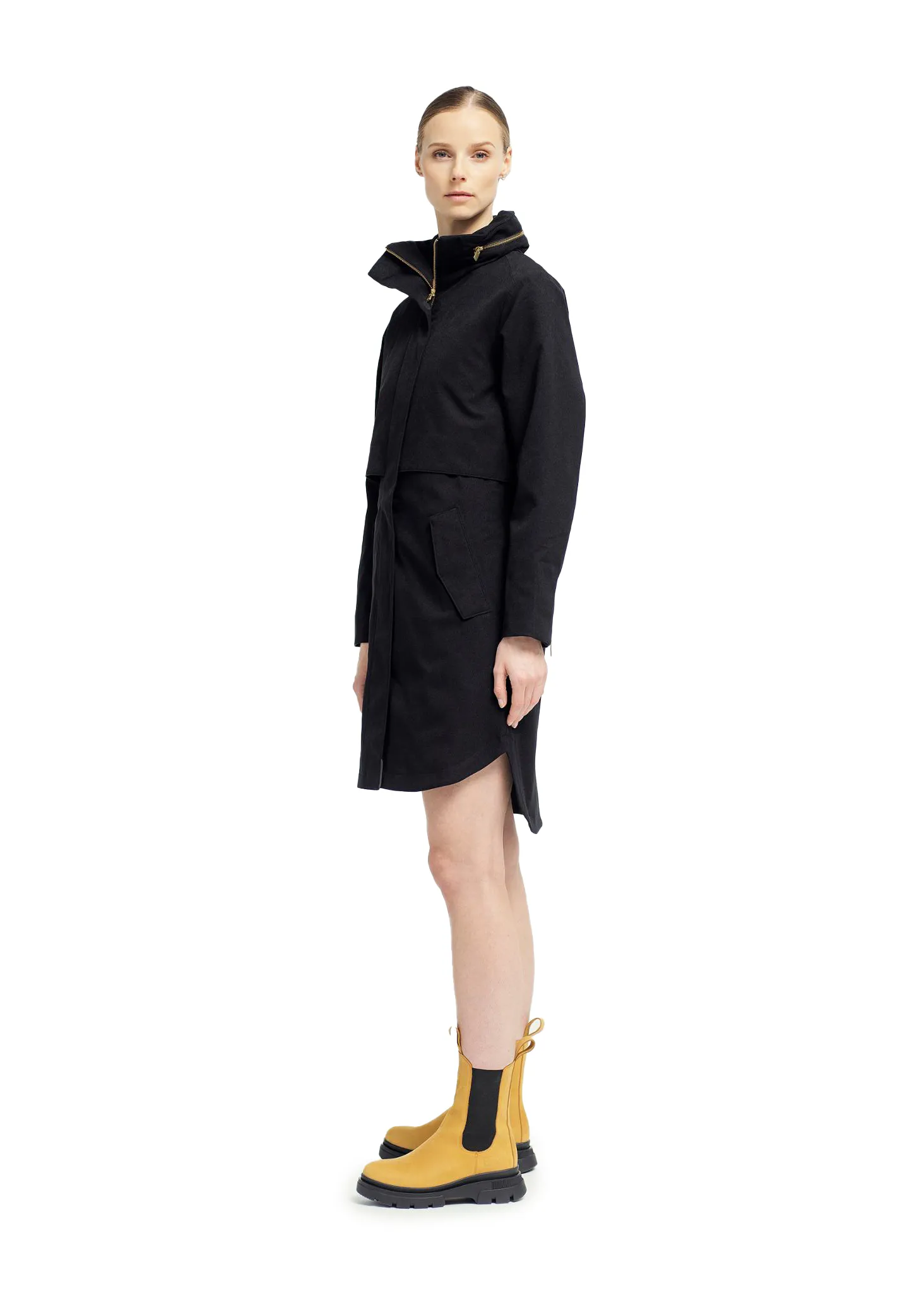 Regn Coat - New Black