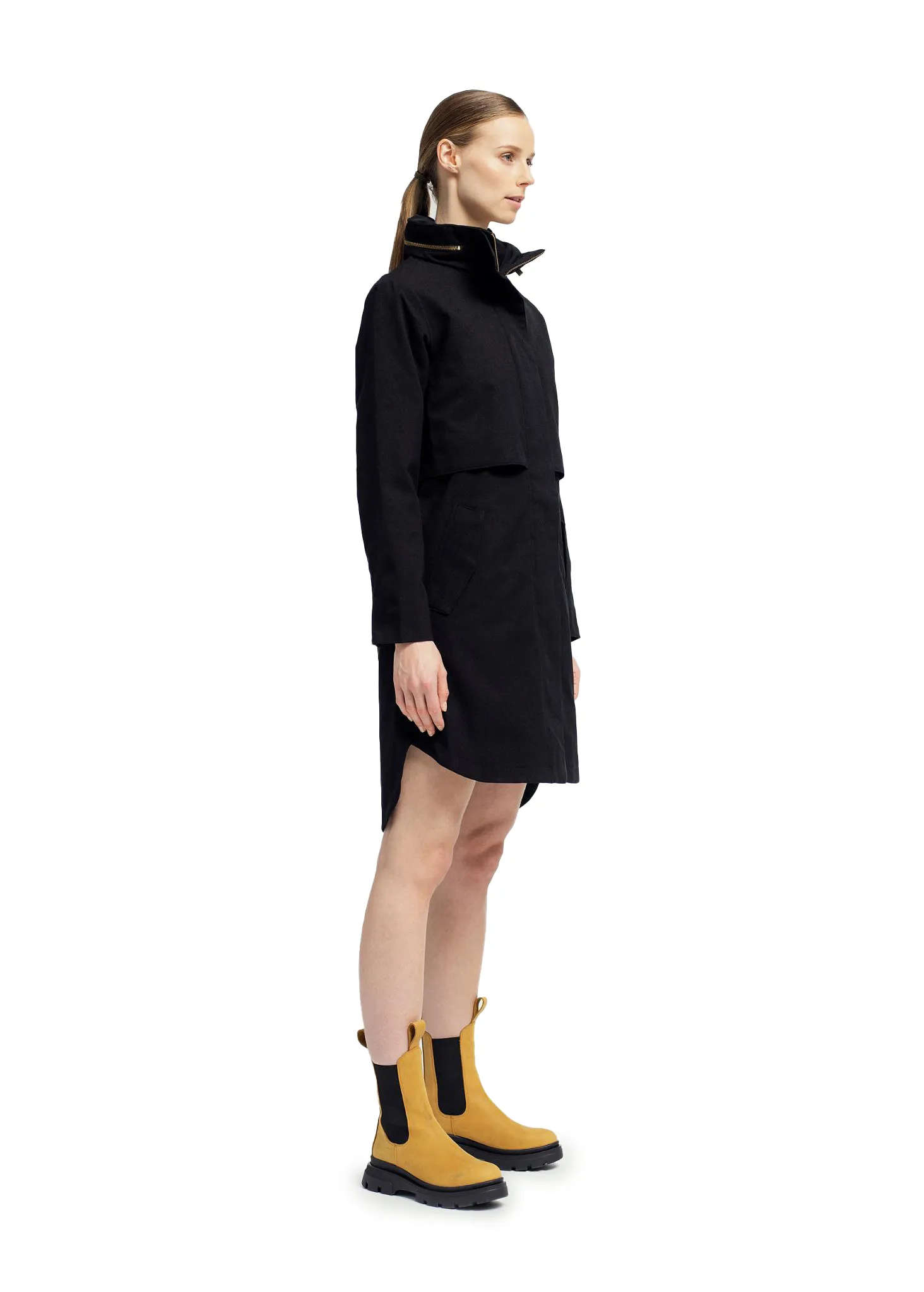 Regn Coat - New Black