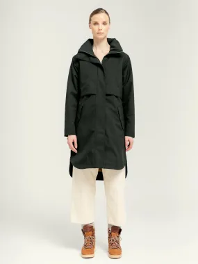 Regn Coat - Rosin Dark Green