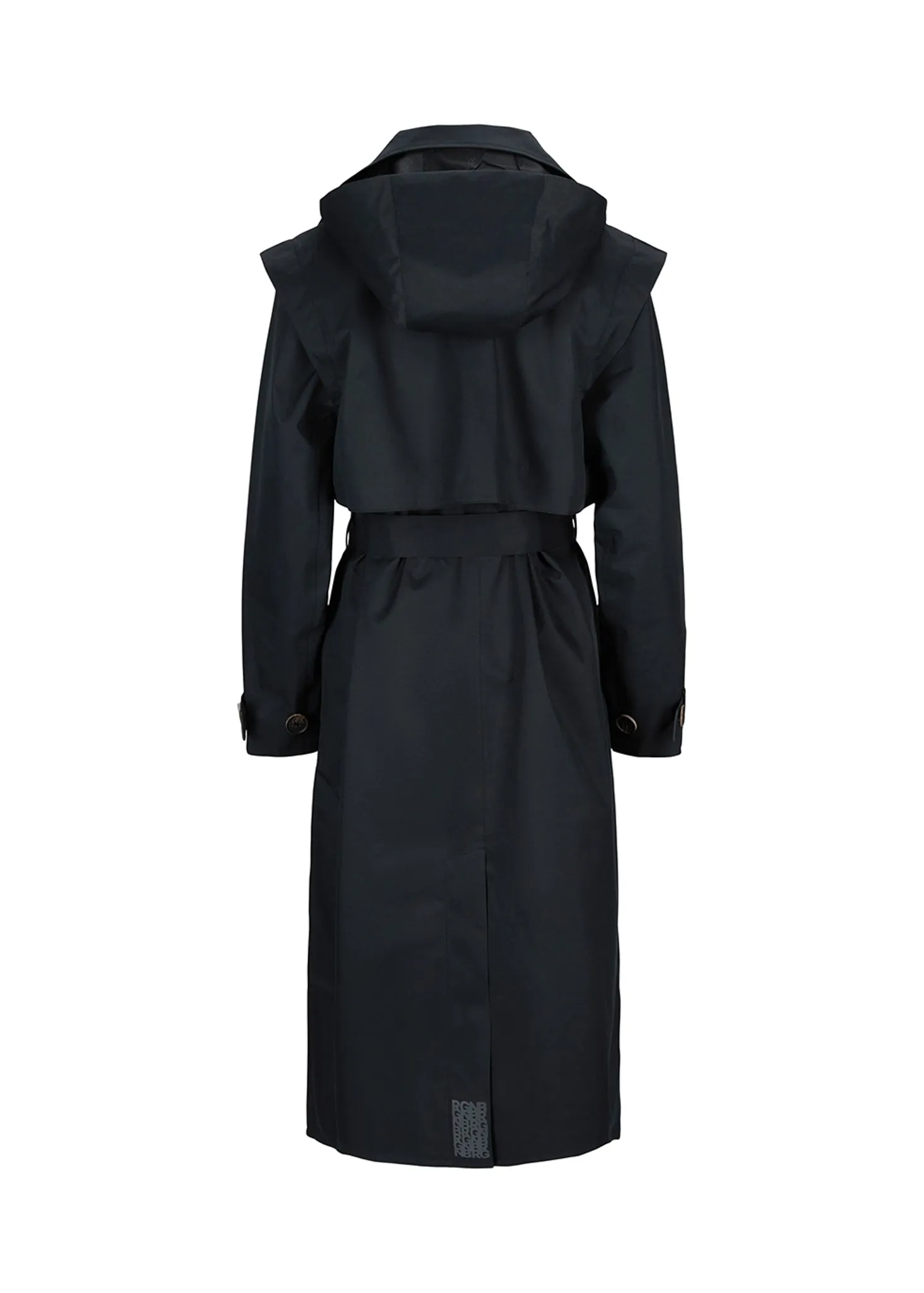 Regndråpe Trench Coat - New Black