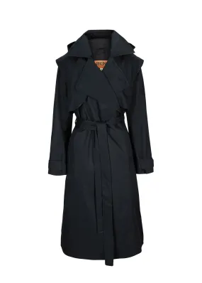 Regndråpe Trench Coat - New Black