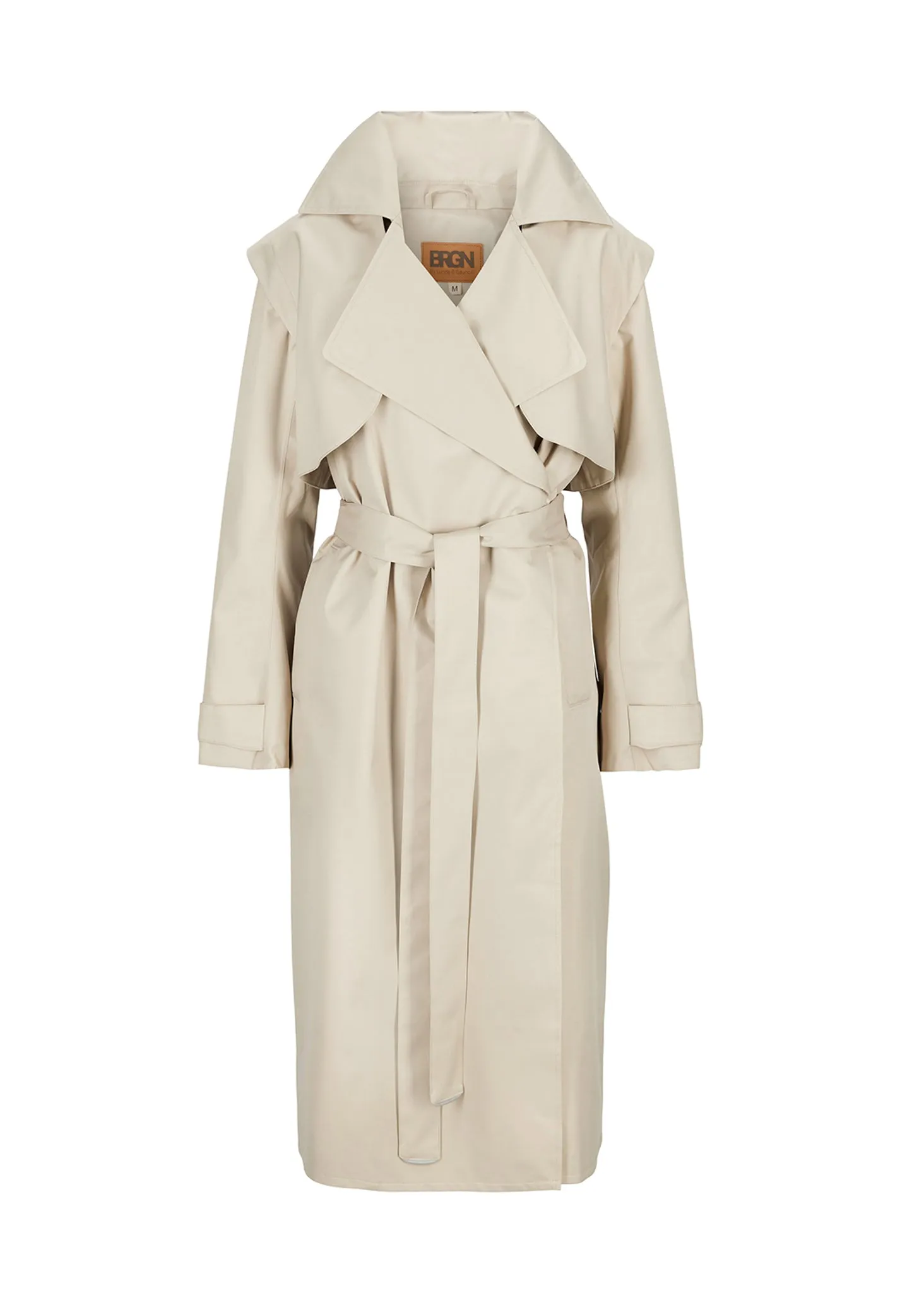 Regndråpe Trench Coat - Sand