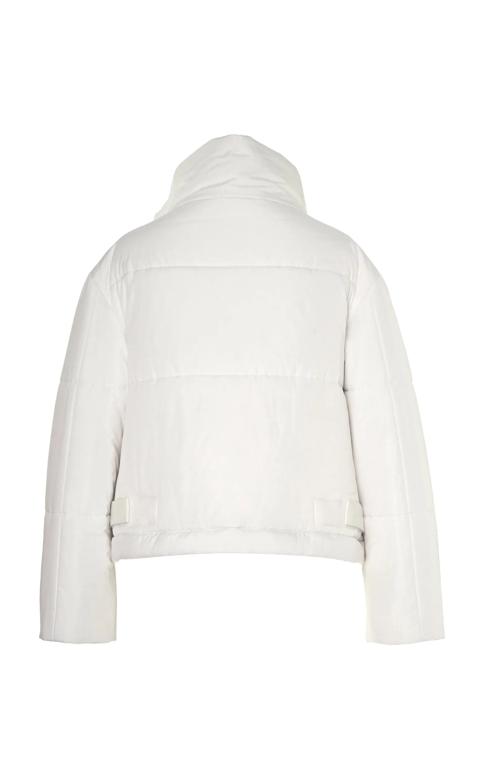 REVERSIBLE CROPPED SUSTAINABLE DOWN COAT