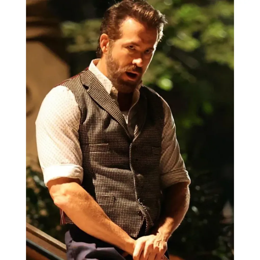 Ryan Reynolds Imaginary Friends Grey Vest