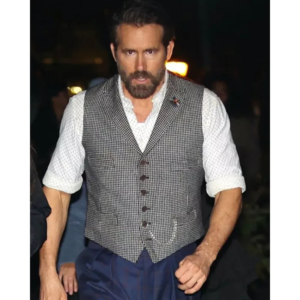 Ryan Reynolds Imaginary Friends Grey Vest