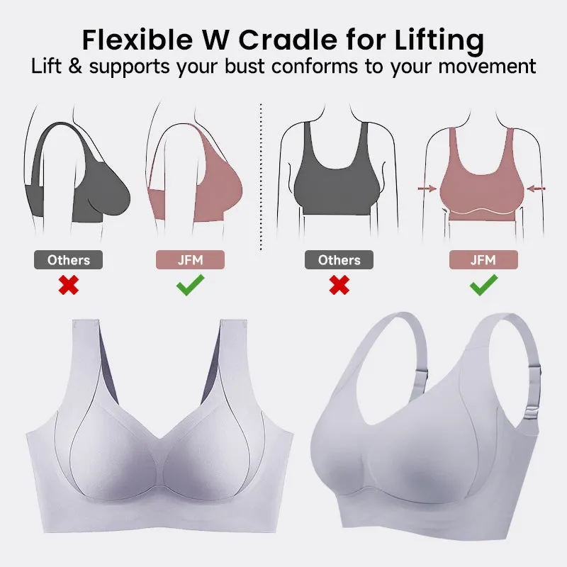 Shecurve®-Daily Comfort Wireless Shaper Bra-BLACK GREY SKIN