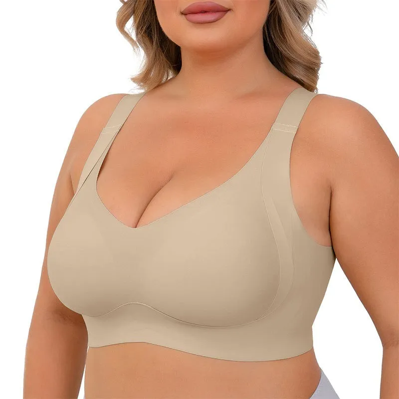 Shecurve®-Daily Comfort Wireless Shaper Bra-BLACK GREY SKIN