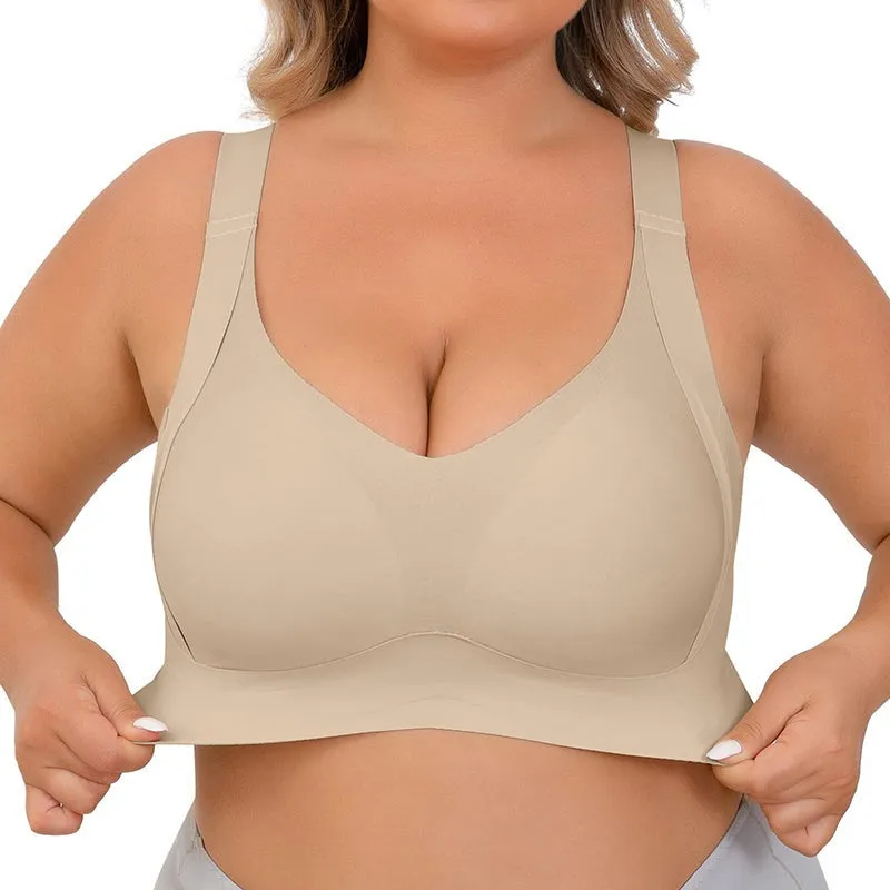 Shecurve®-Daily Comfort Wireless Shaper Bra-BLACK GREY SKIN