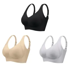 Shecurve®-Daily Comfort Wireless Shaper Bra-BLACK GREY SKIN