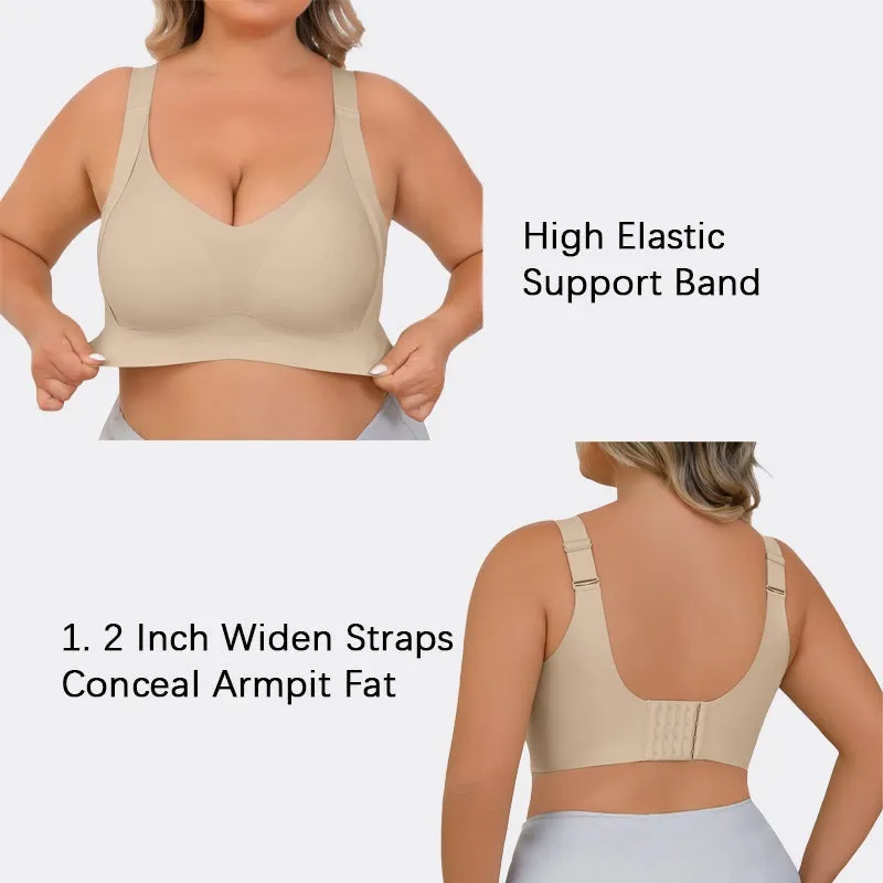 Shecurve®-Daily Comfort Wireless Shaper Bra-BLACK GREY SKIN