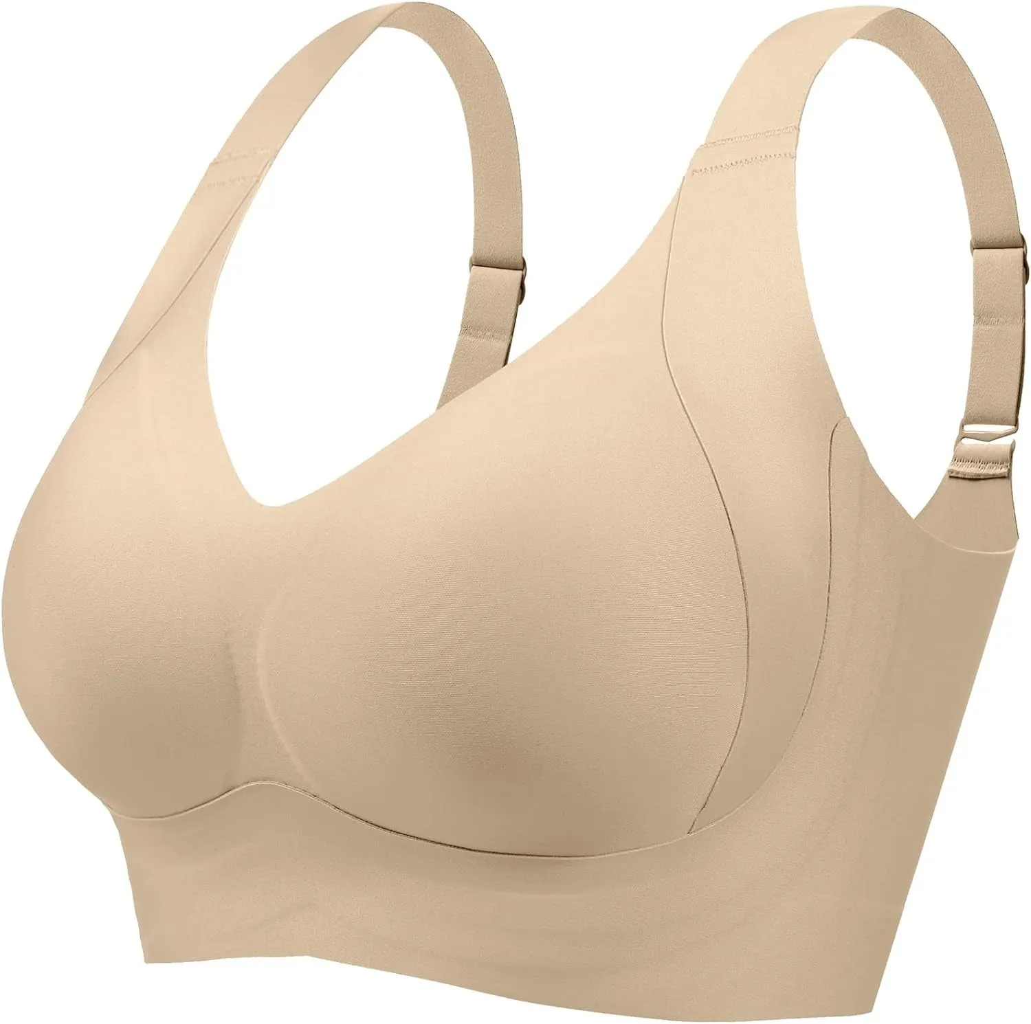 Shecurve®-Daily Comfort Wireless Shaper Bra-BLACK GREY SKIN