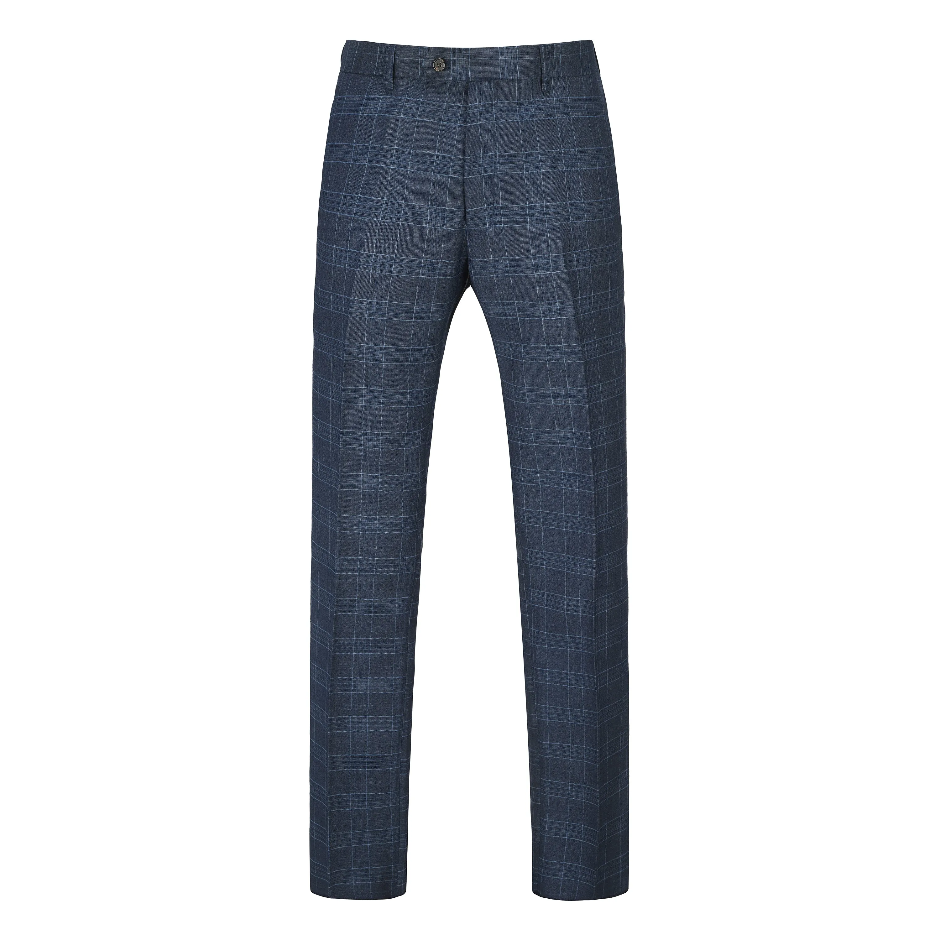 Slim Fit 3PC Check Suit