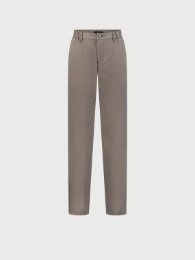 Slim Fit Trousers Taupe