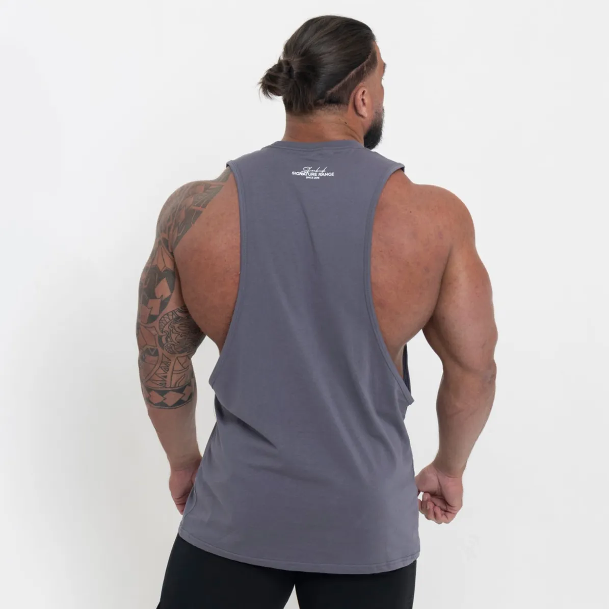 SLVBK Drop Arm Vest - Grey