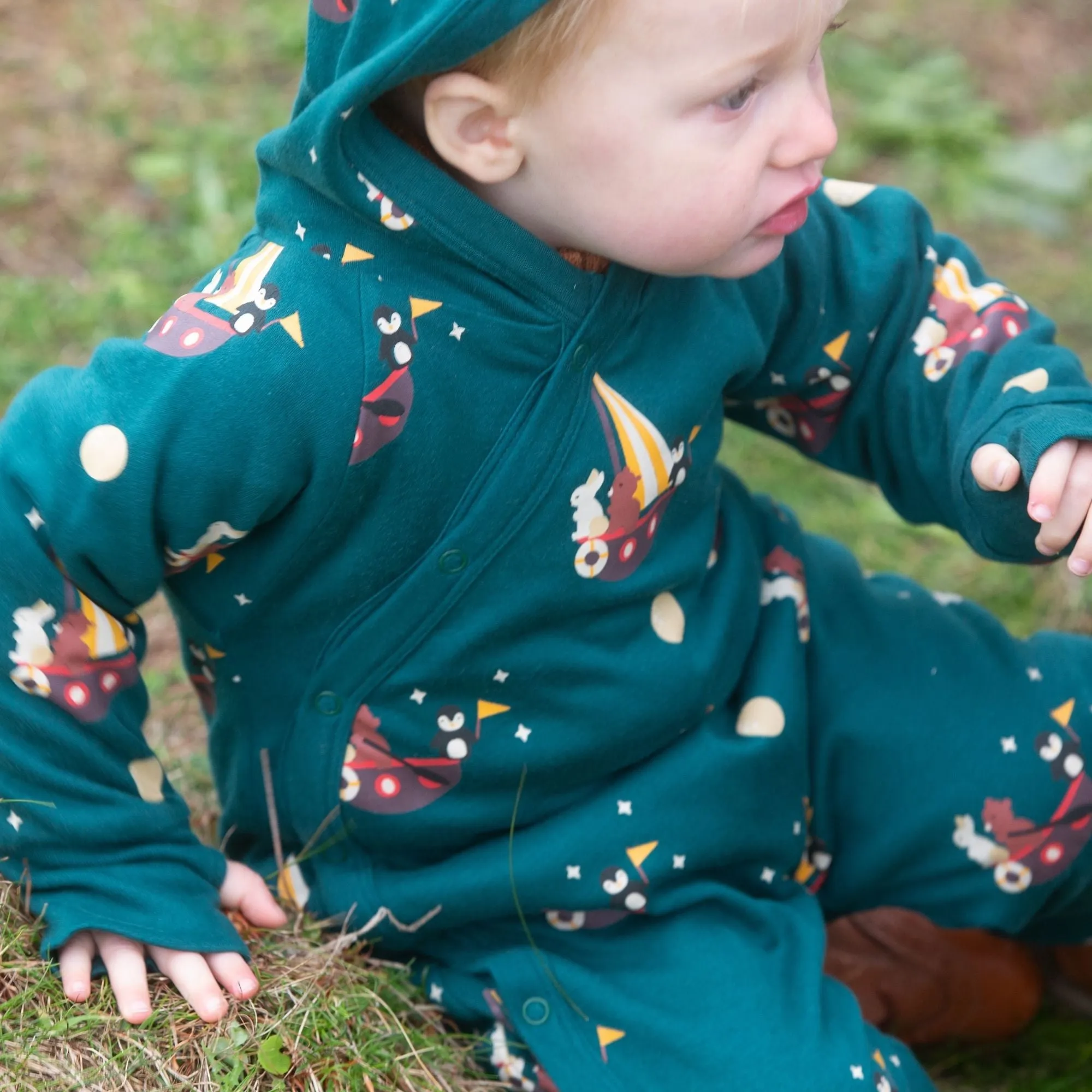 Stormy Seas Reversible Hooded Snug As A Bug Suit