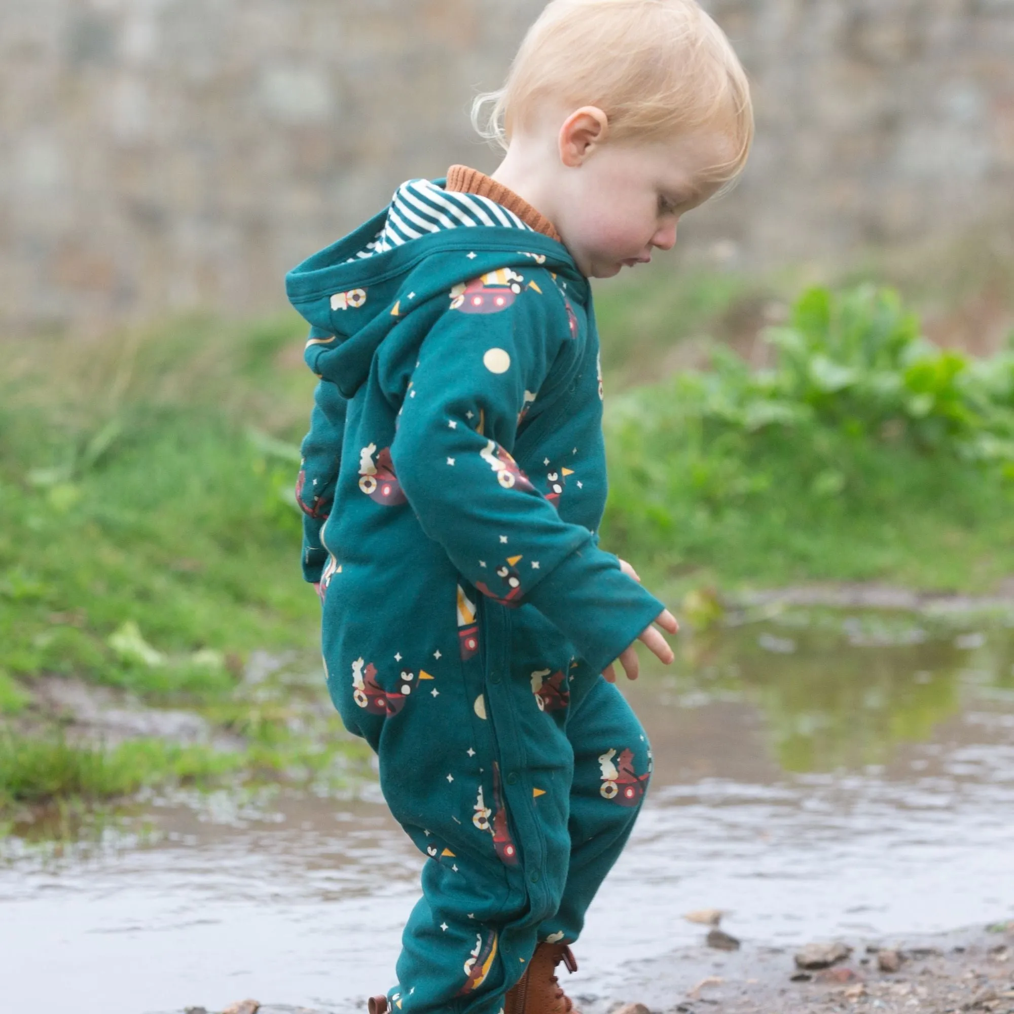 Stormy Seas Reversible Hooded Snug As A Bug Suit