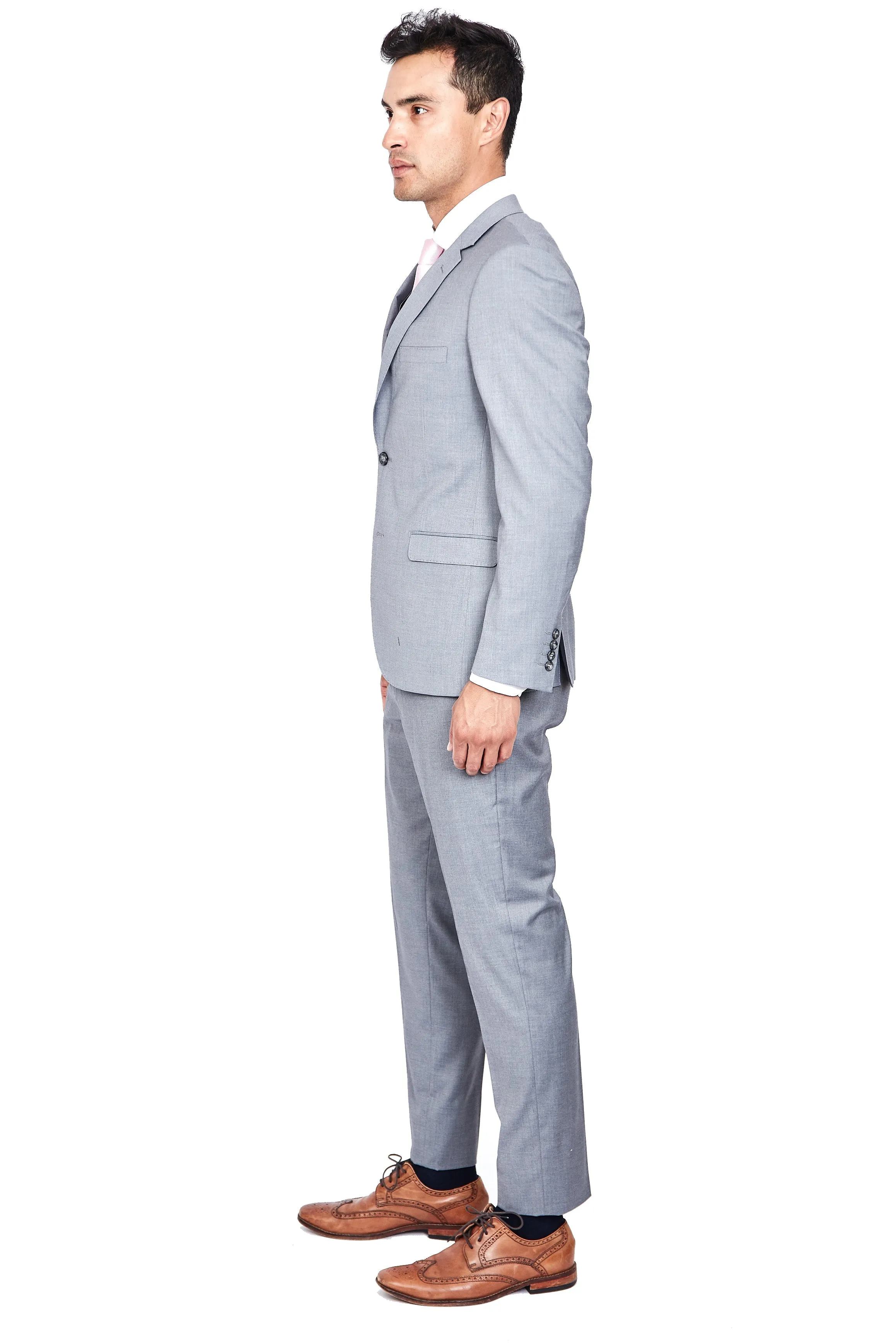 Stretch Suit-Light Grey