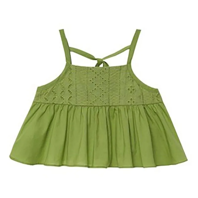 Summer Frilly Cami Vest Top