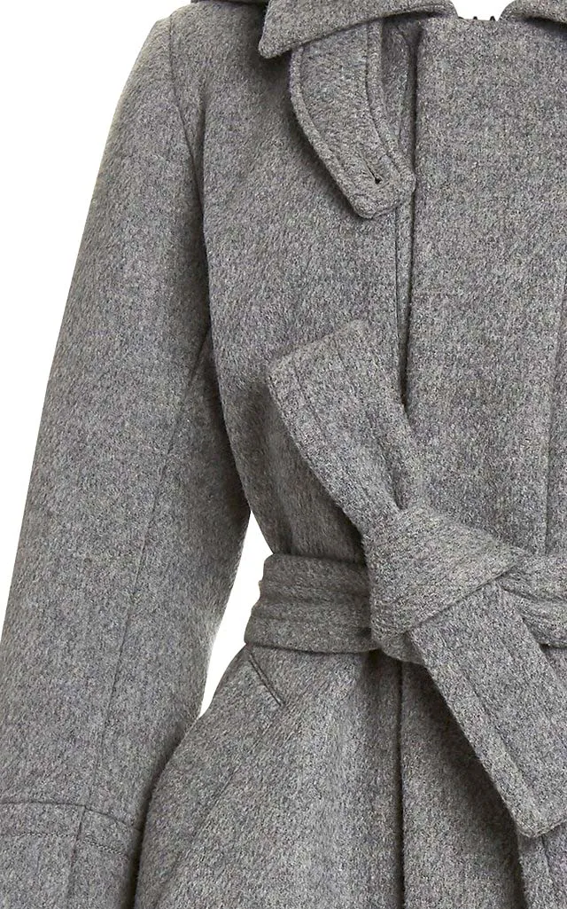 SUSTAINABLE DOWN WOOL OVER COAT ** Only 1 left