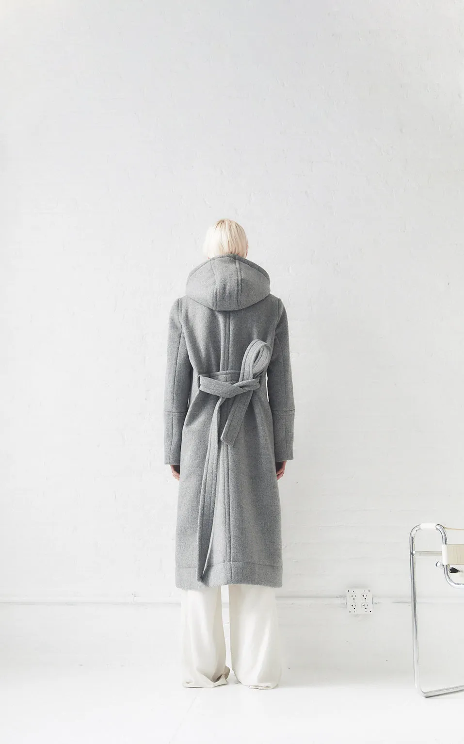 SUSTAINABLE DOWN WOOL OVER COAT ** Only 1 left