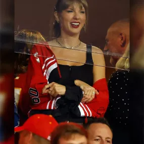 Taylor Swift Erin Andrews Chiefs Jacket