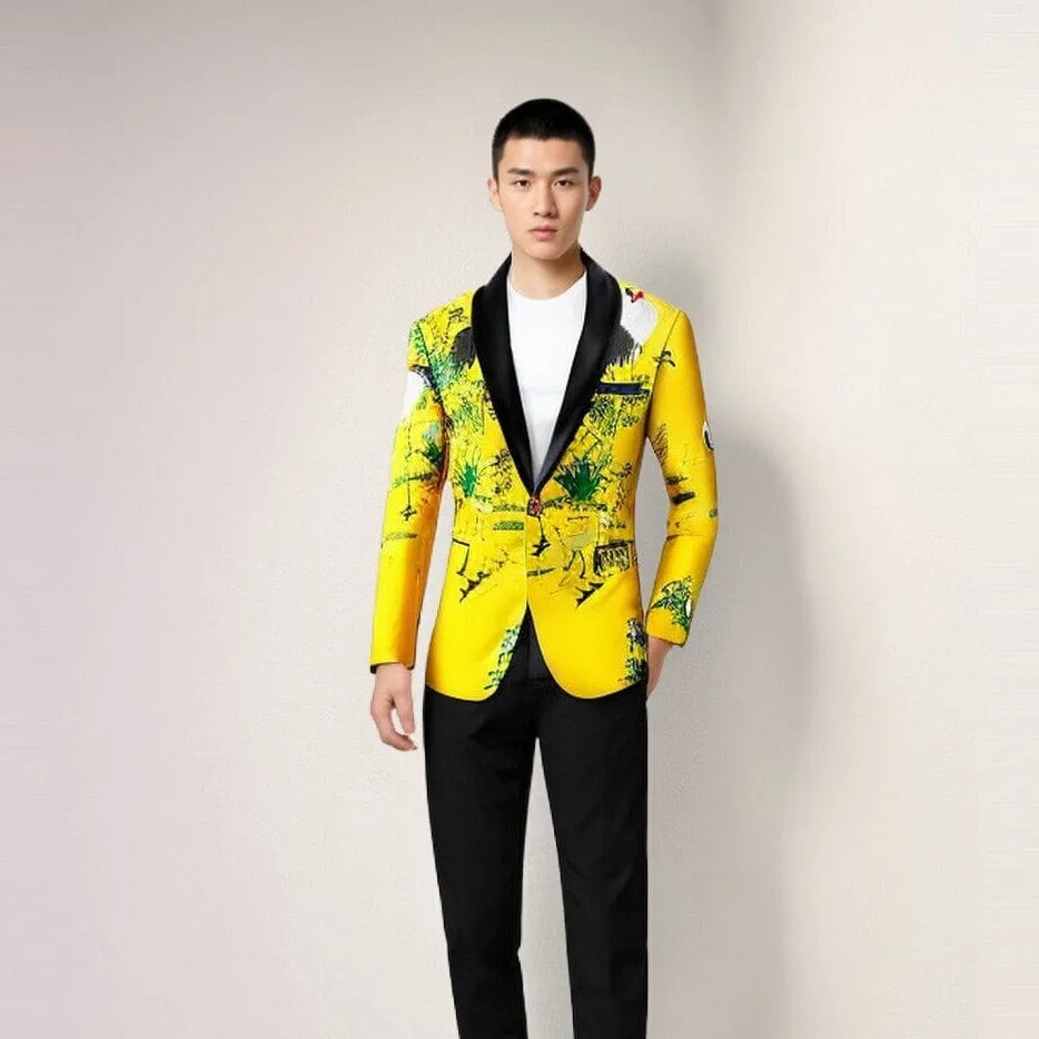 The Crane Slim Fit Blazer Suit Jacket