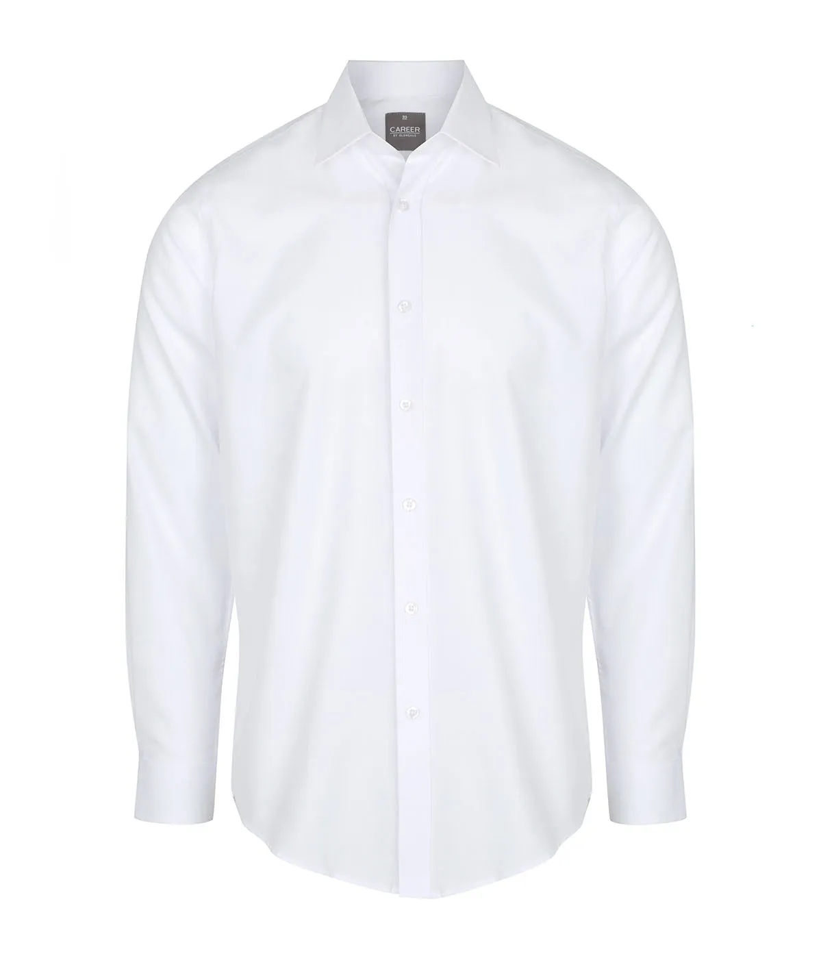 Ultimate White Long Sleeve Shirt Slim Fit 1908L