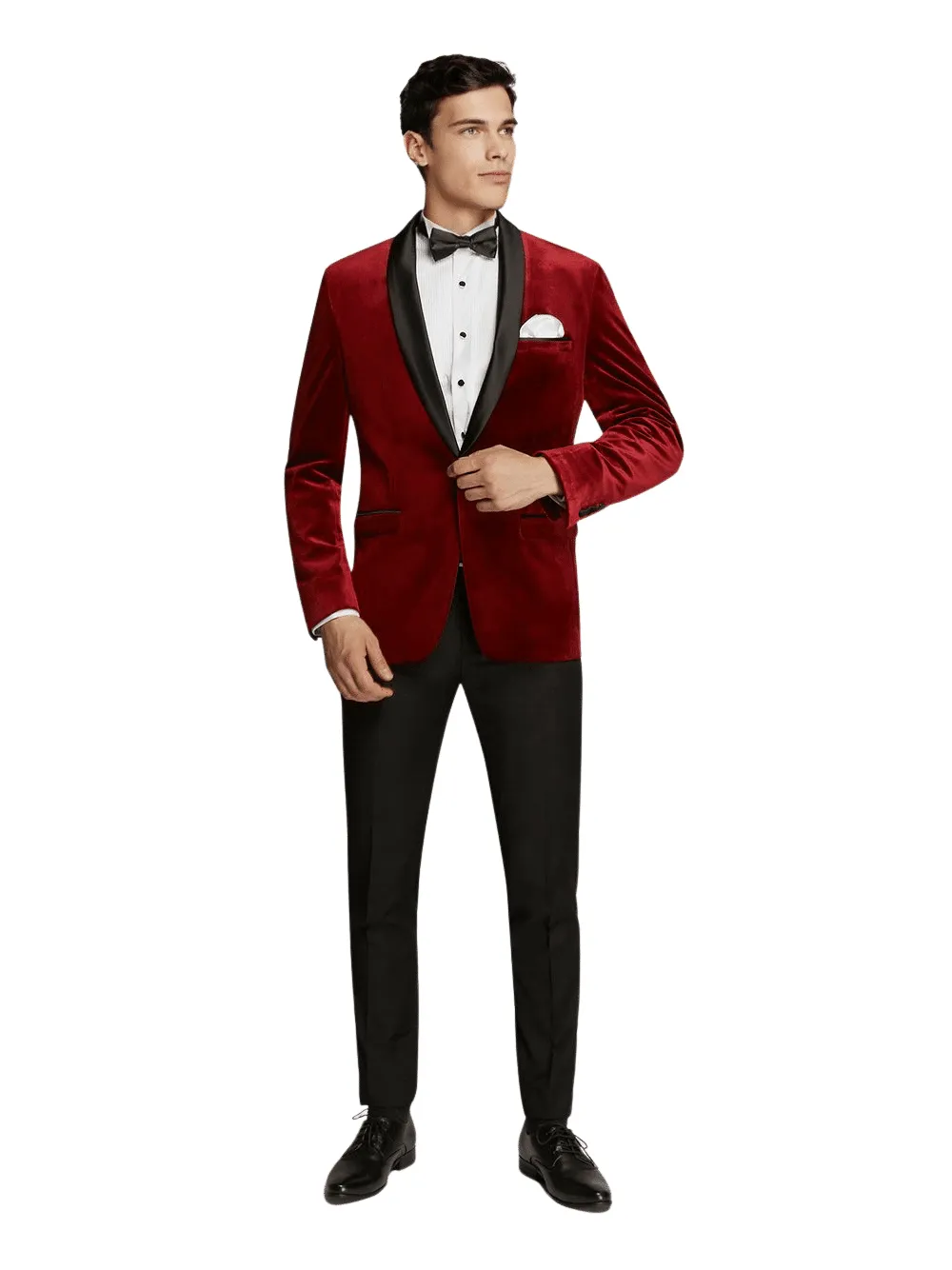 Velvet Burgundy Dinner Jacket