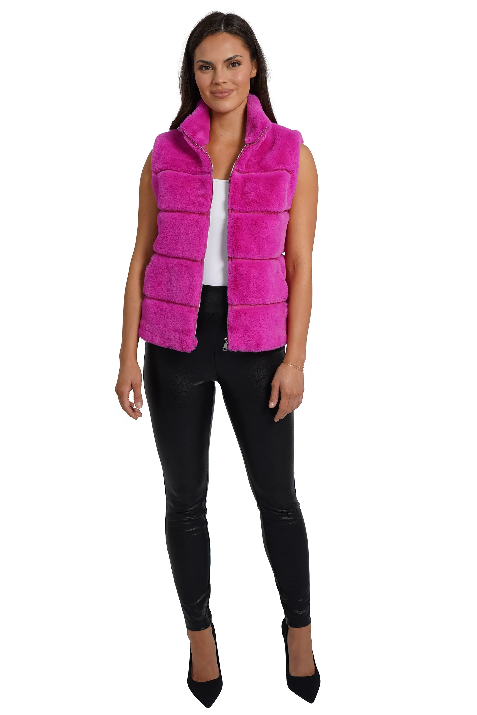 Vince Faux Fur Vest