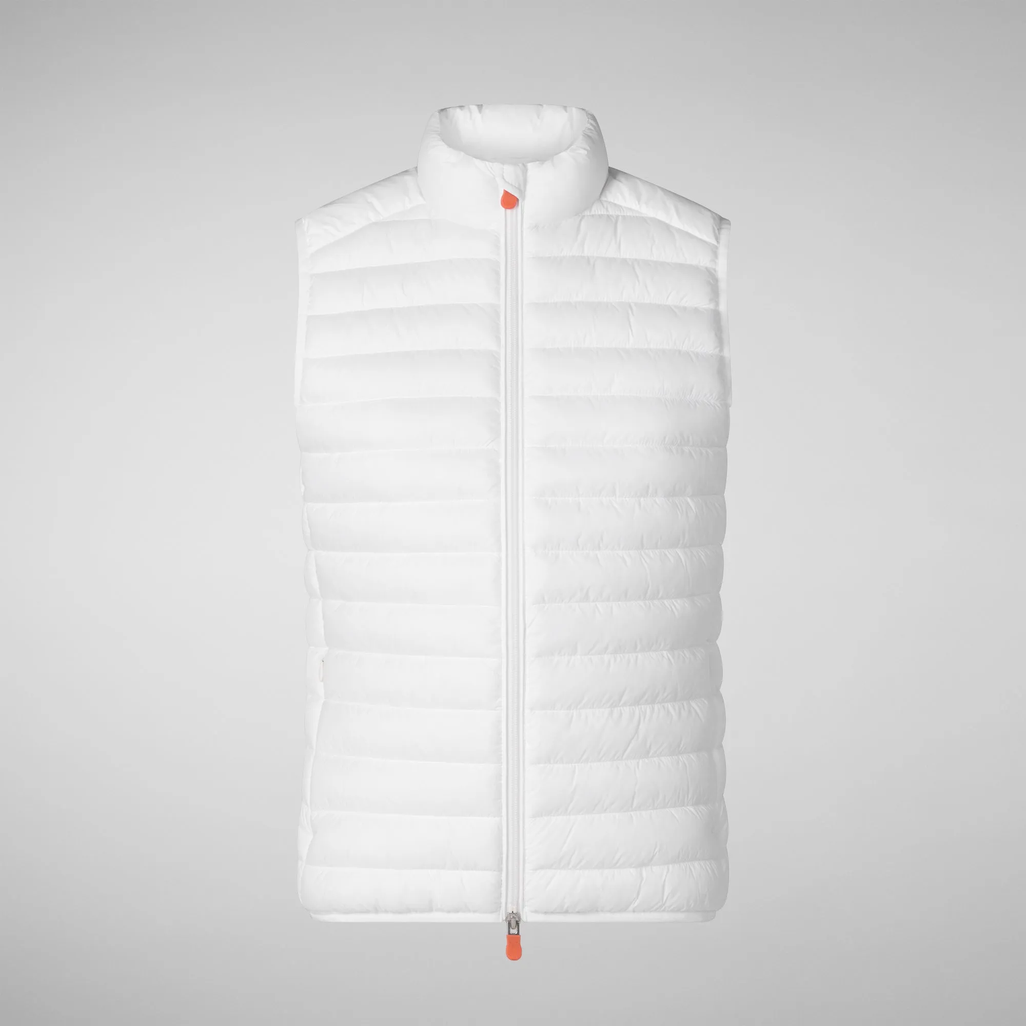 Woman's quilted vest Charlotte in white