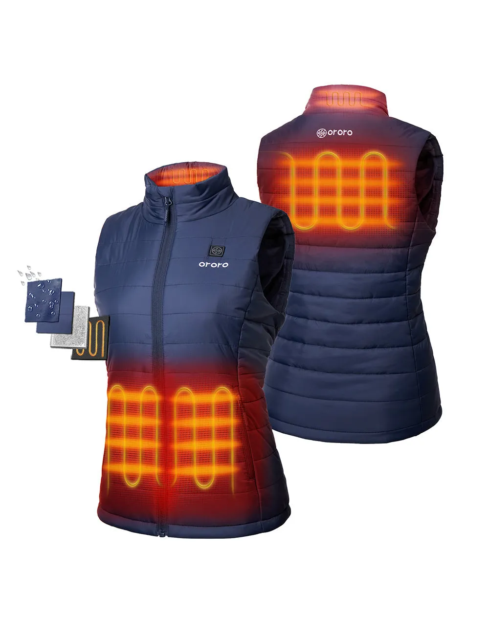 Women's Classic Heated Vest (Apparel Only)