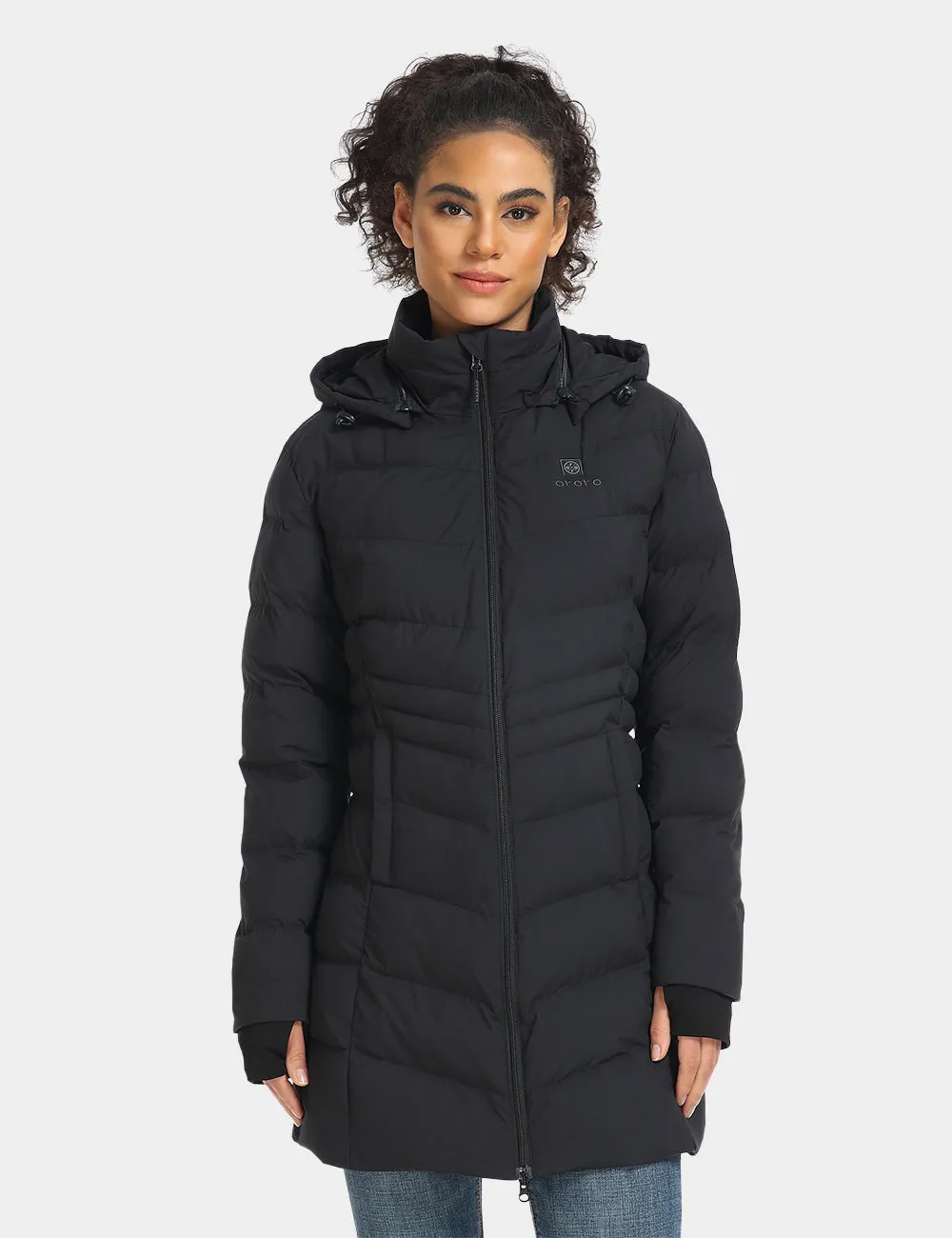 Women's Heated Puffer Parka Jacket (Apprel Only)