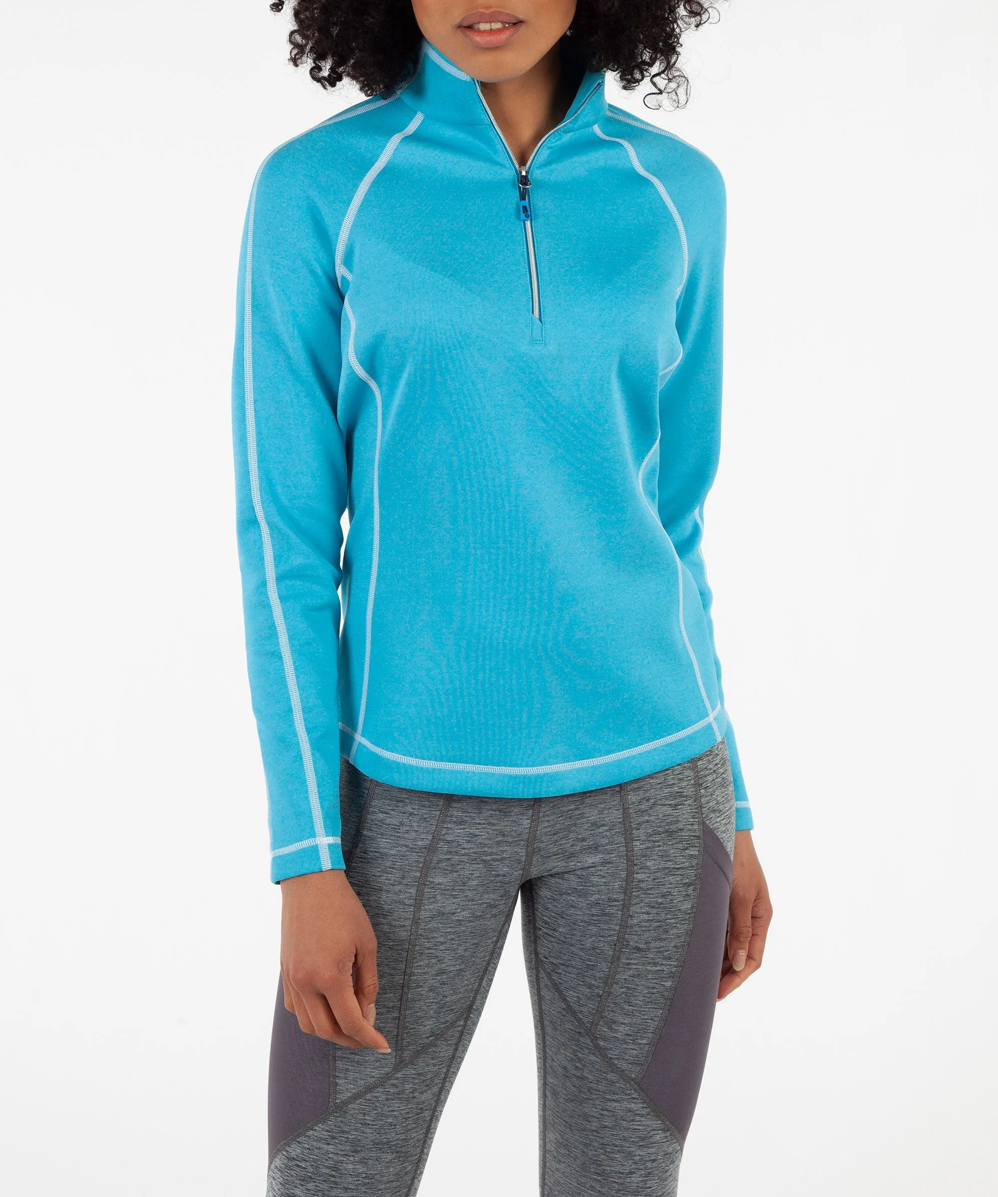 Women's Maddy Lightweight Stretch Thermal Half-Zip Pullover