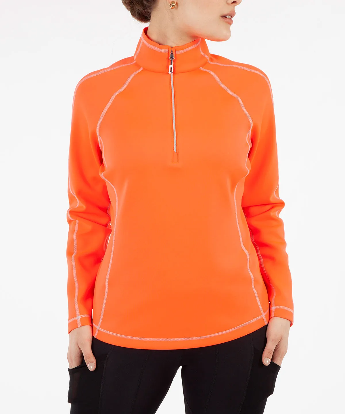 Women's Maddy Lightweight Stretch Thermal Half-Zip Pullover