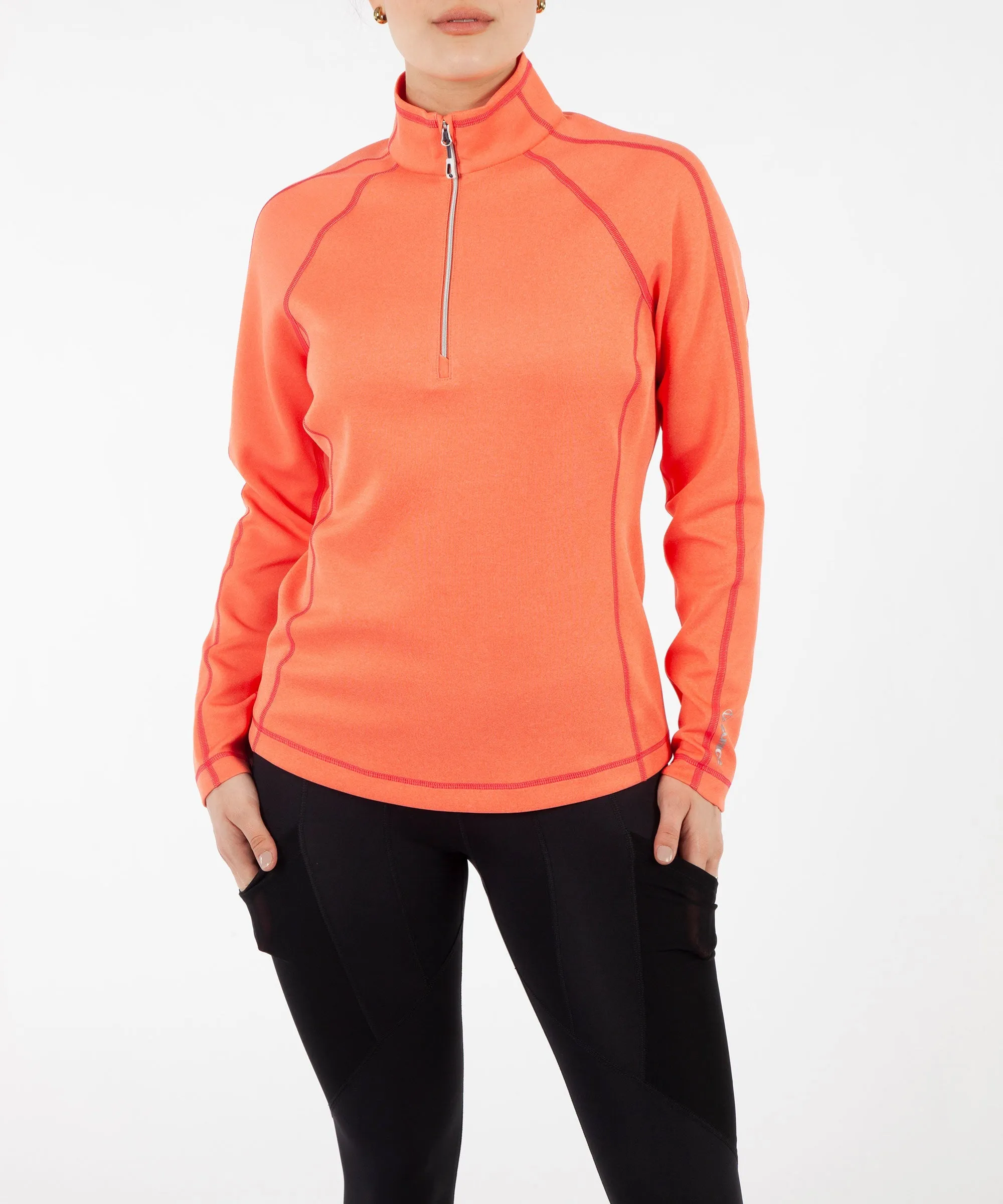 Women's Maddy Lightweight Stretch Thermal Half-Zip Pullover