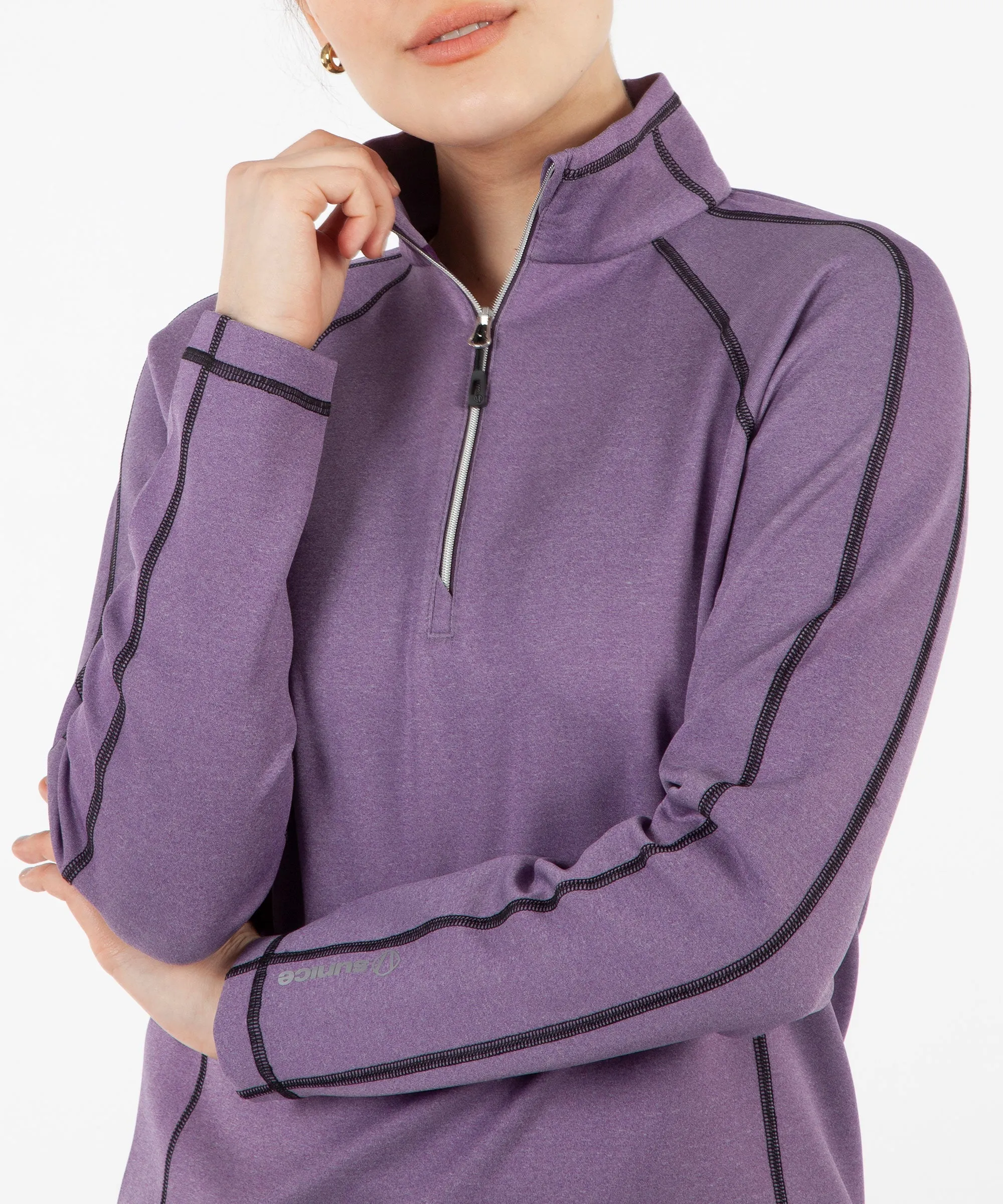 Women's Maddy Lightweight Stretch Thermal Half-Zip Pullover