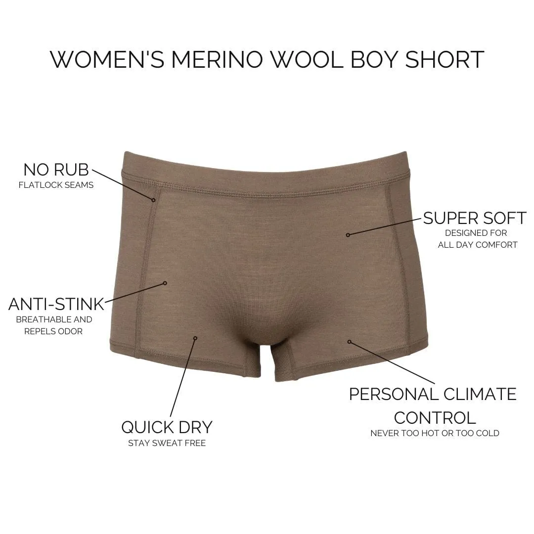 Women's Ridge Boy Shorts Underwear