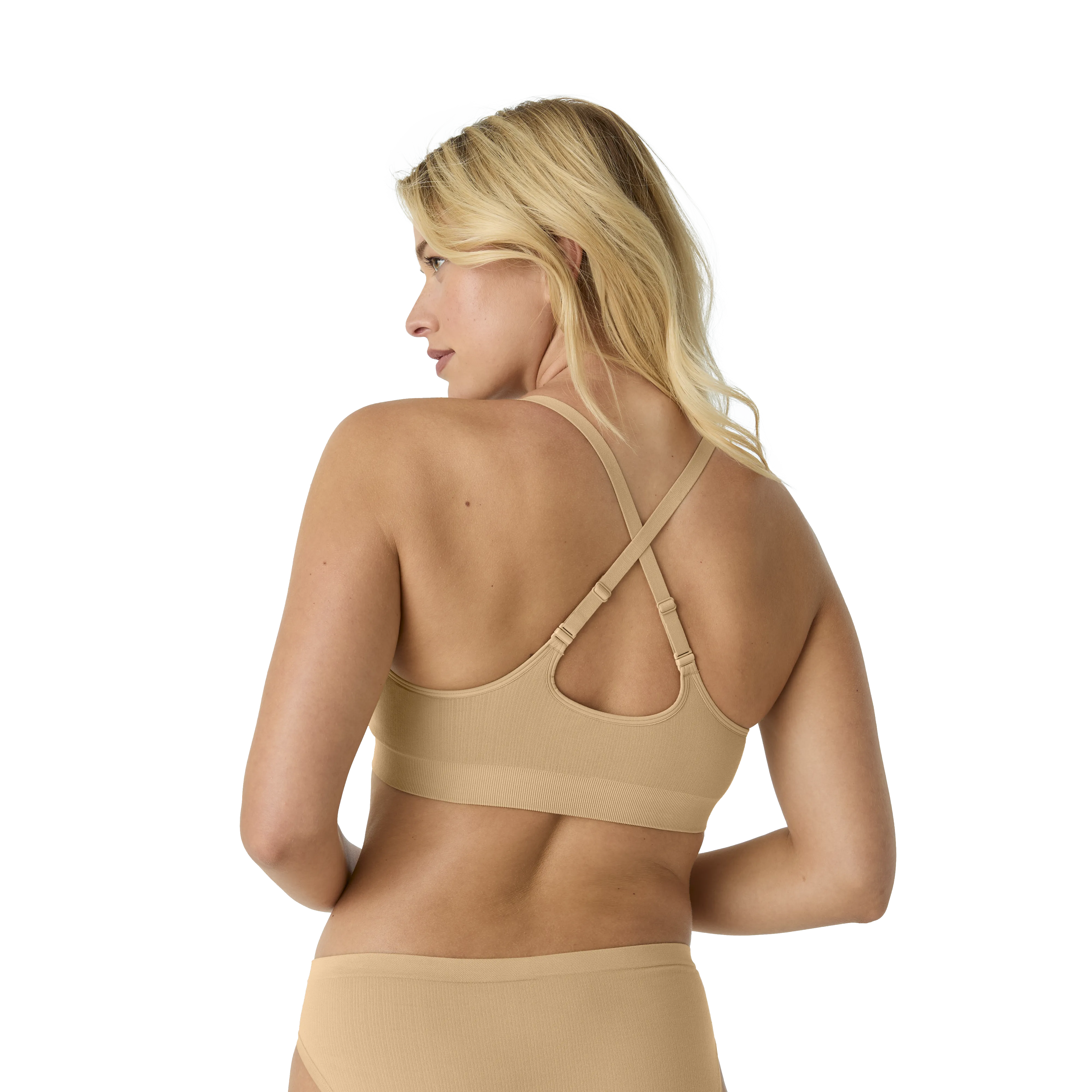 Women's Seamless Scoop Bralette   Brief