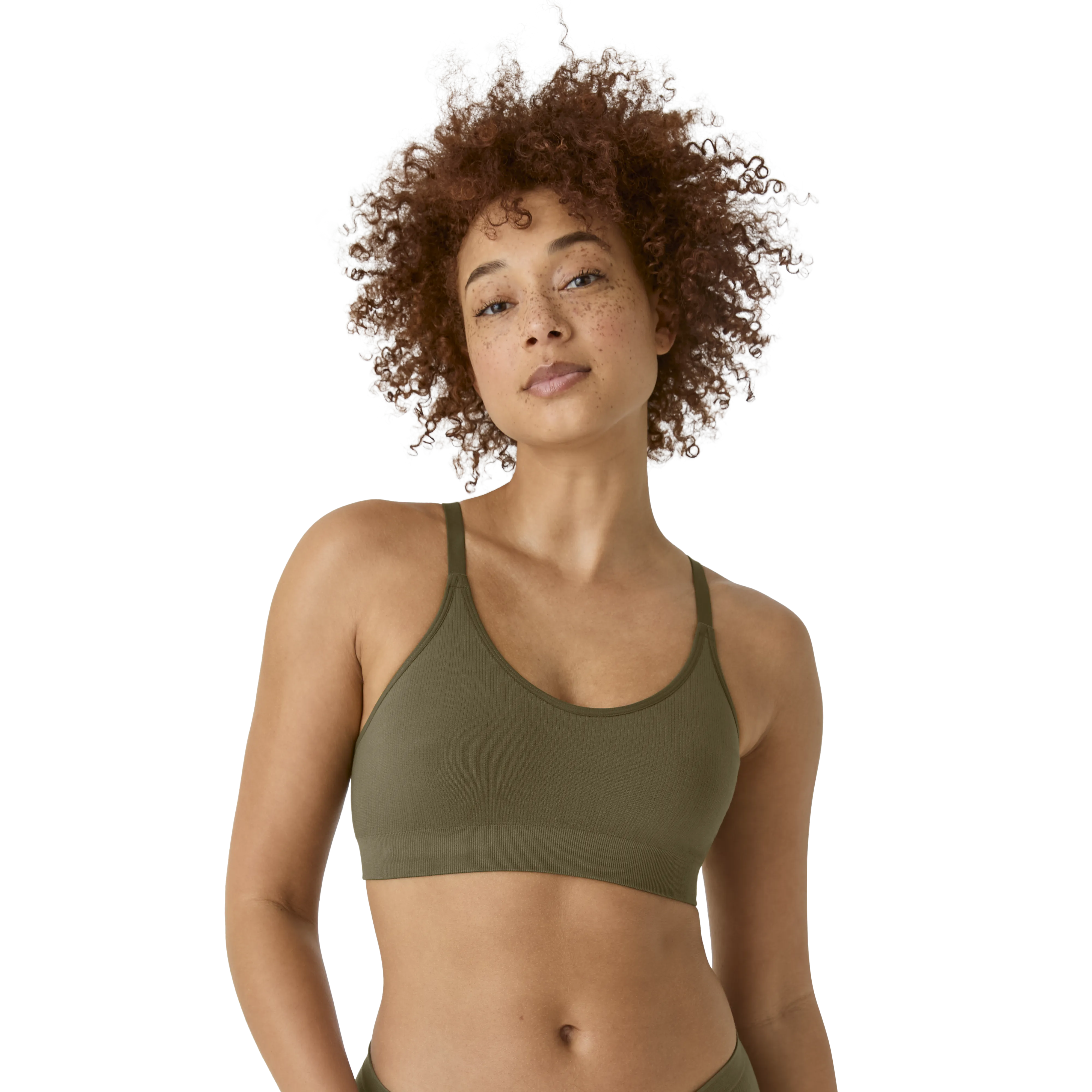 Women's Seamless Scoop Bralette   Brief