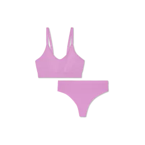 Women's Seamless Scoop Bralette   Thong