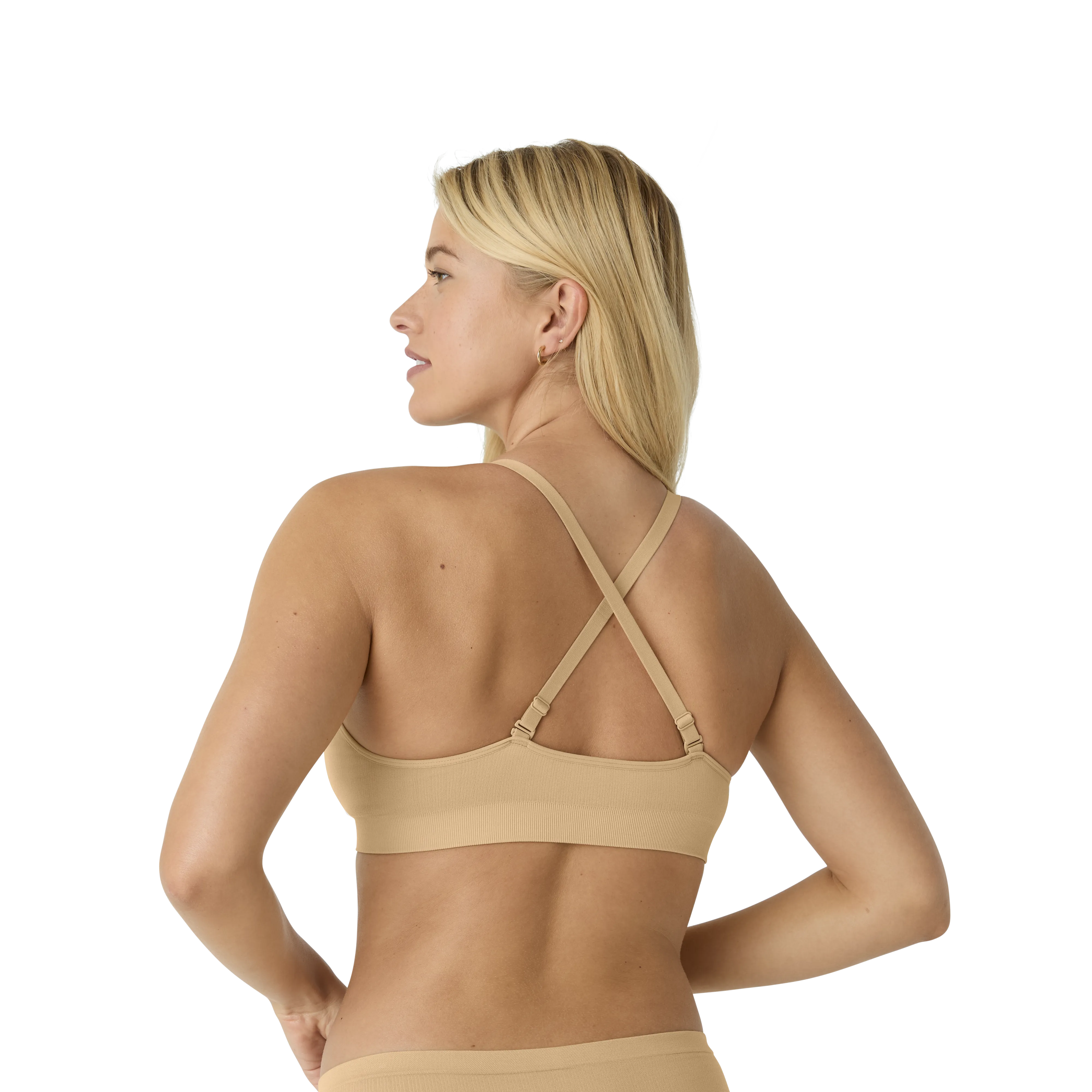 Women's Seamless Triangle Bralette   Brief