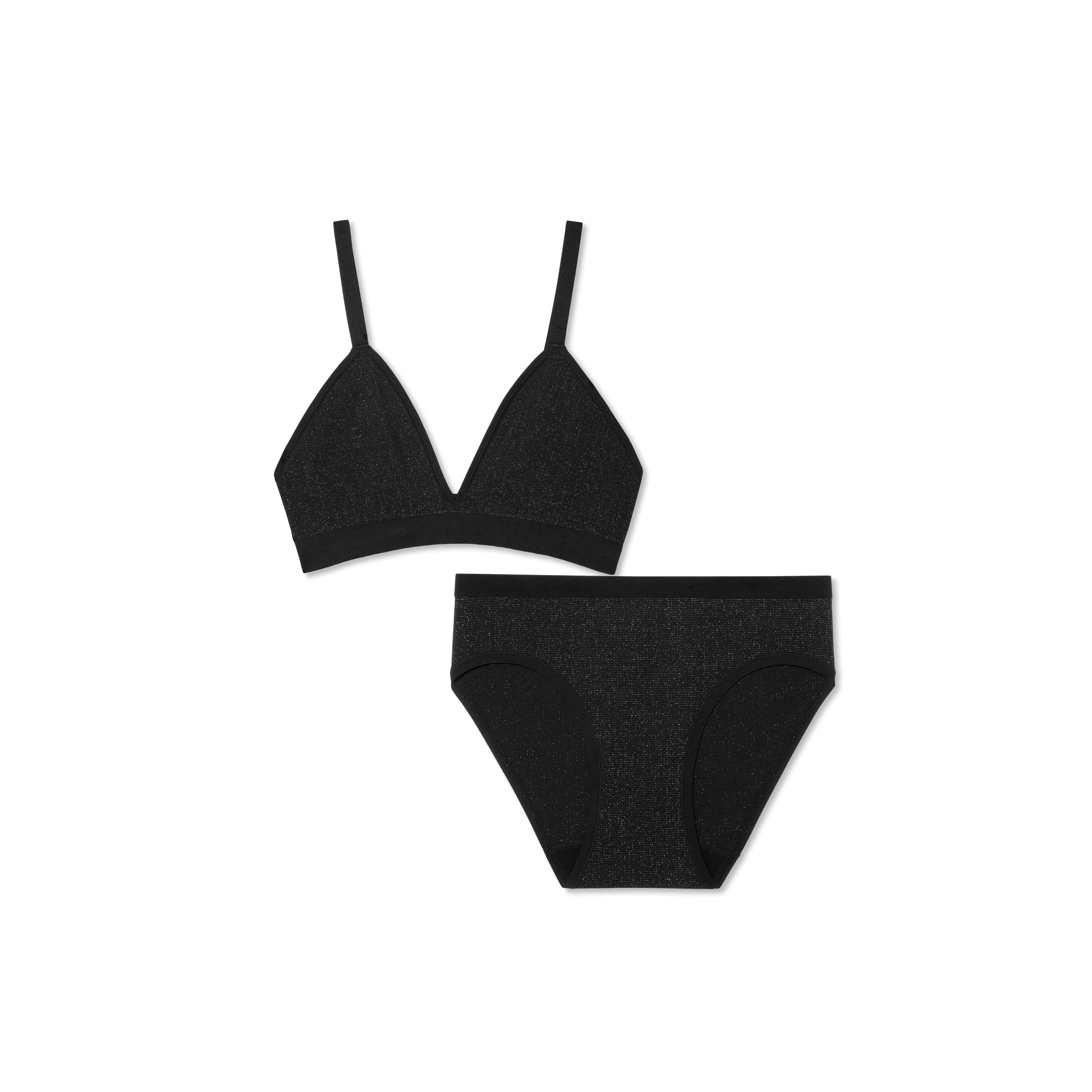 Women's Seamless Triangle Bralette   Brief