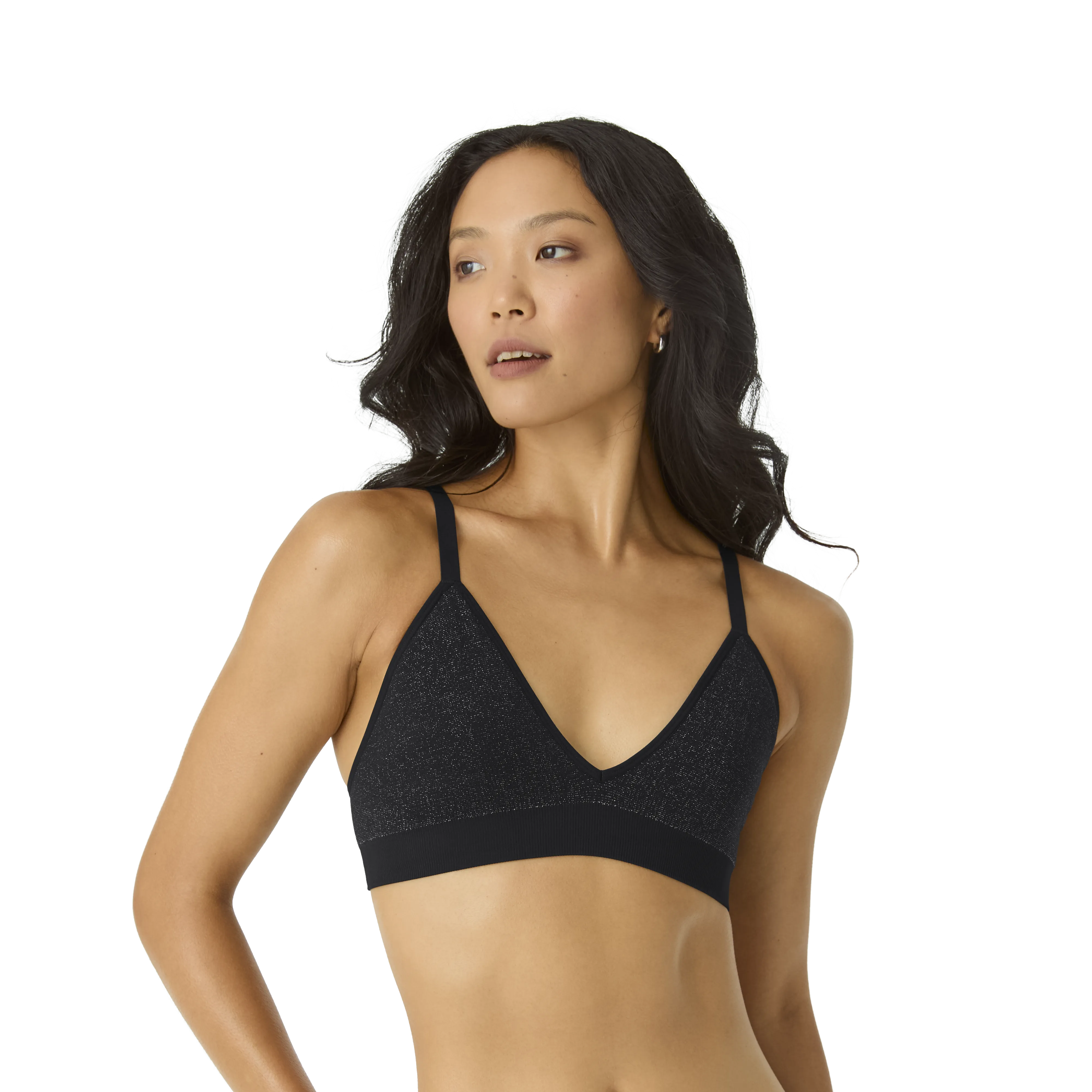 Women's Seamless Triangle Bralette   Brief