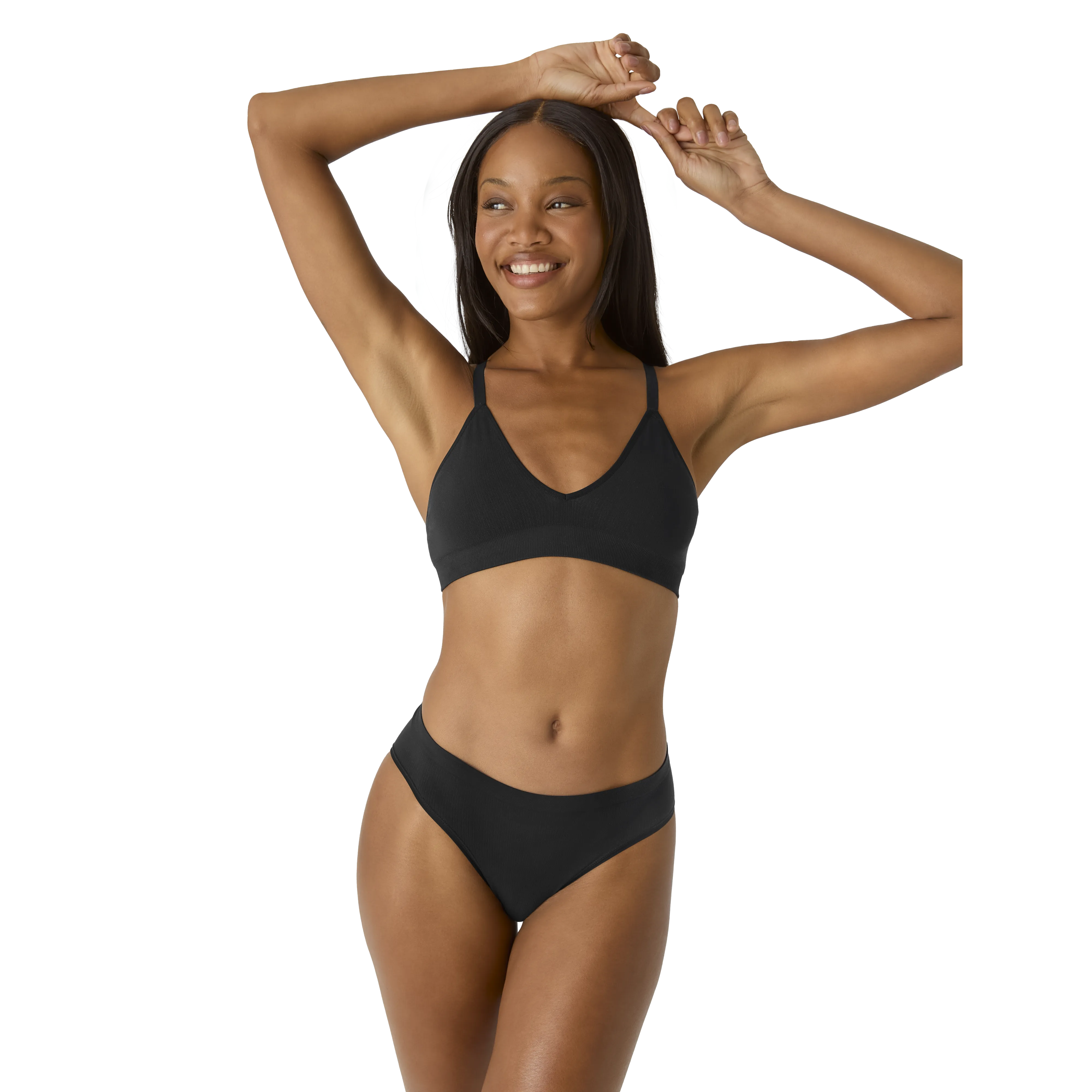 Women's Seamless Triangle Bralette   Brief