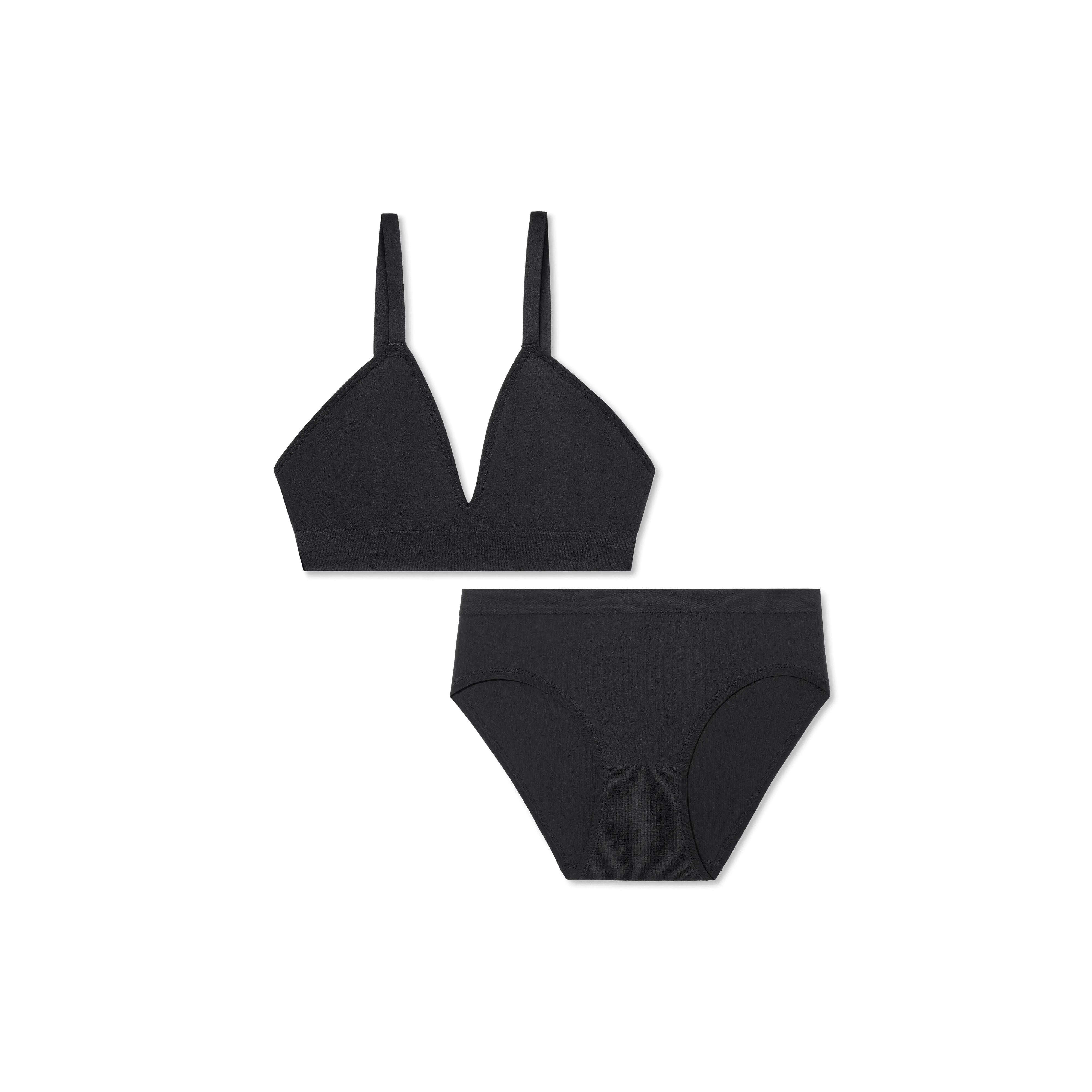 Women's Seamless Triangle Bralette   Brief