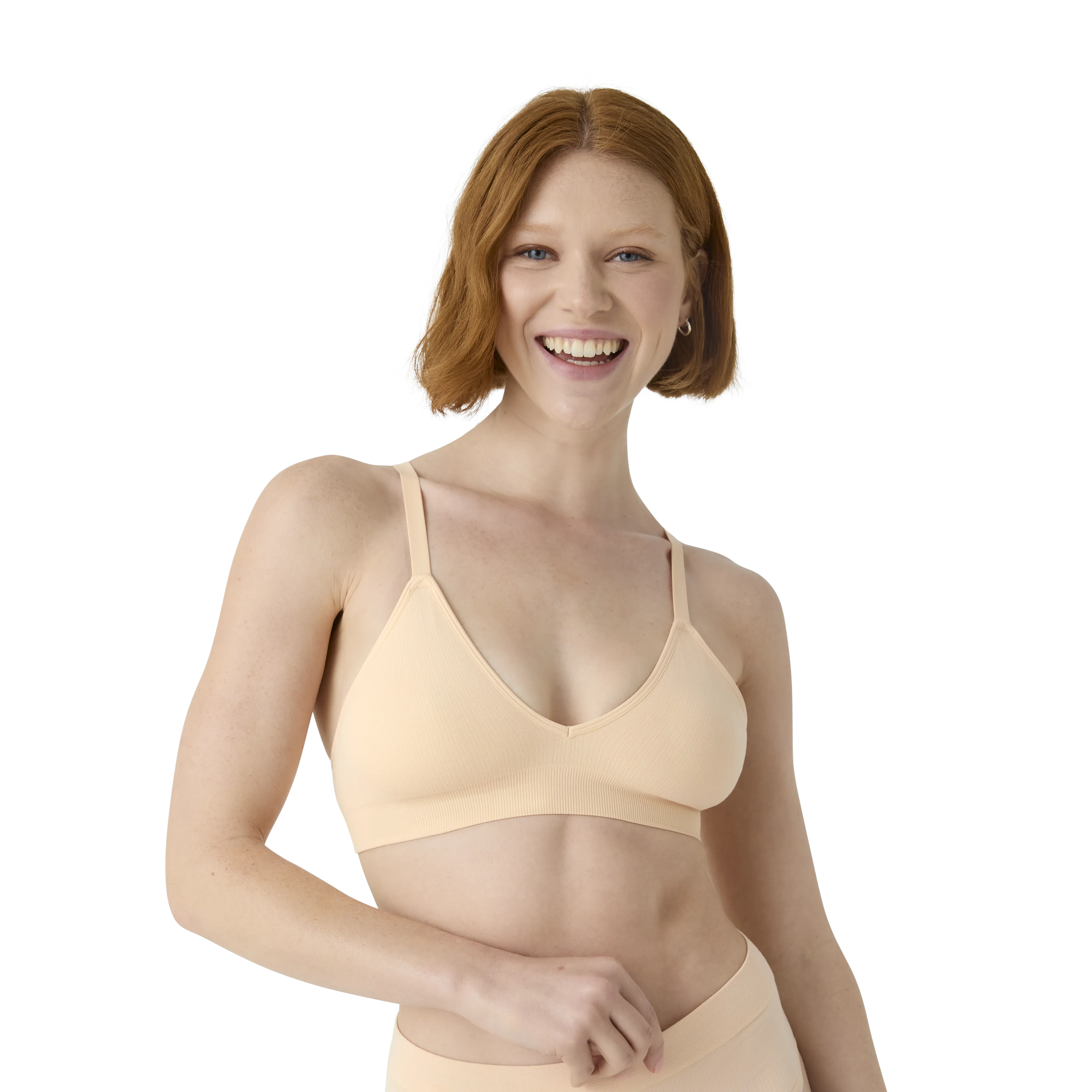 Women's Seamless Triangle Bralette   Brief