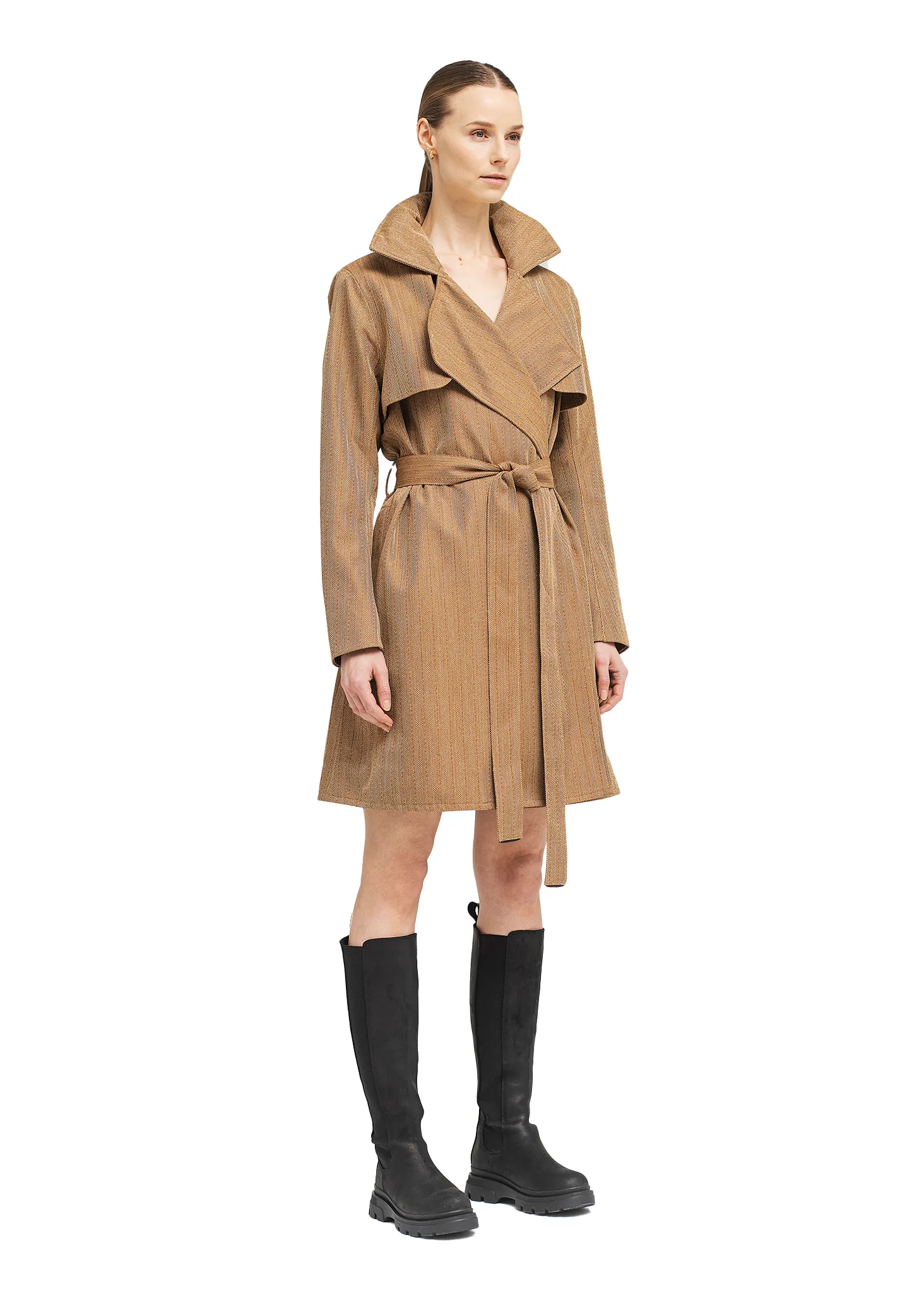 Yr Coat - Camel Tweed