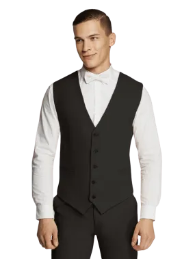 Zander Black Waistcoat