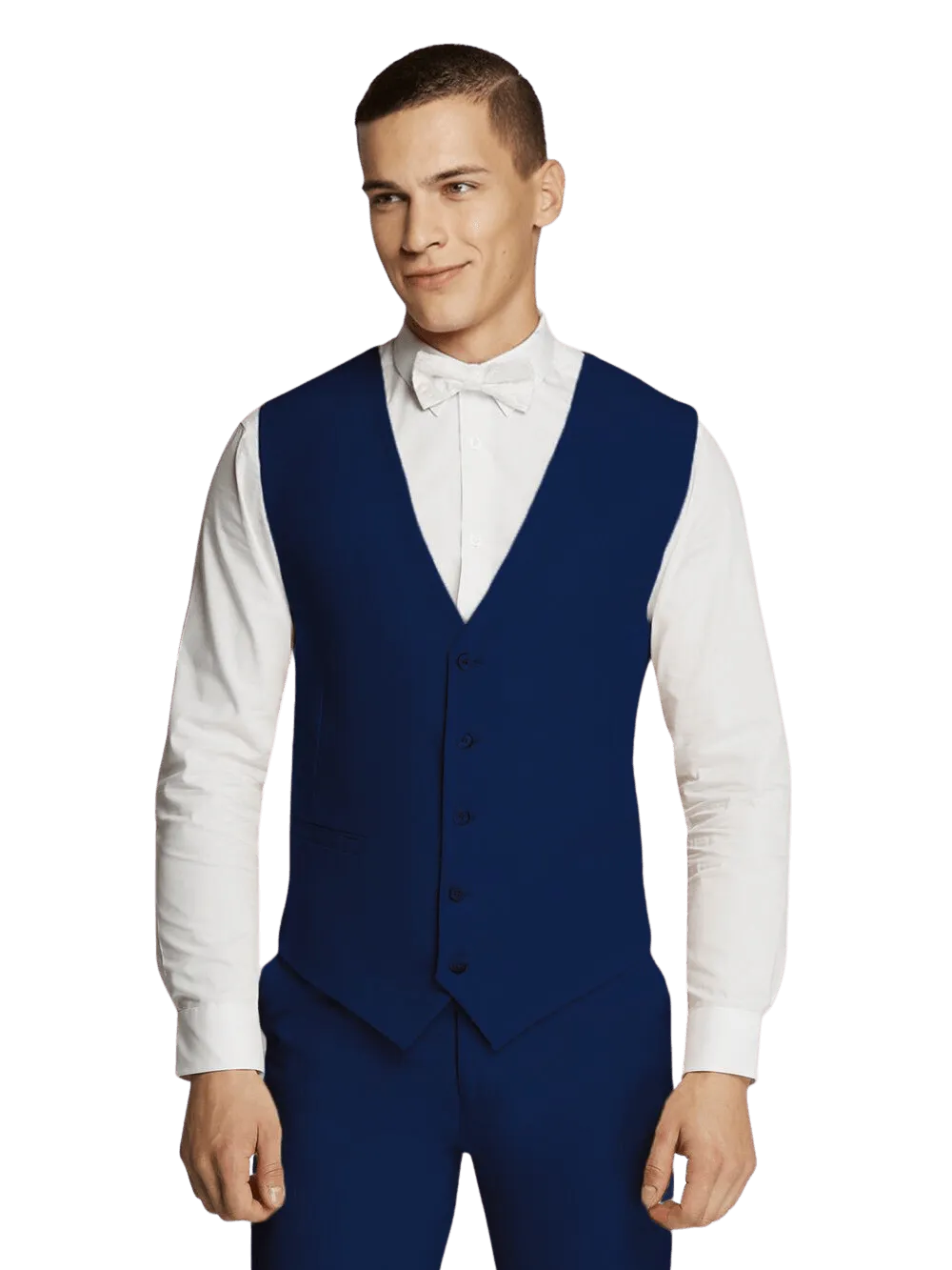 Zander French Blue Waistcoat